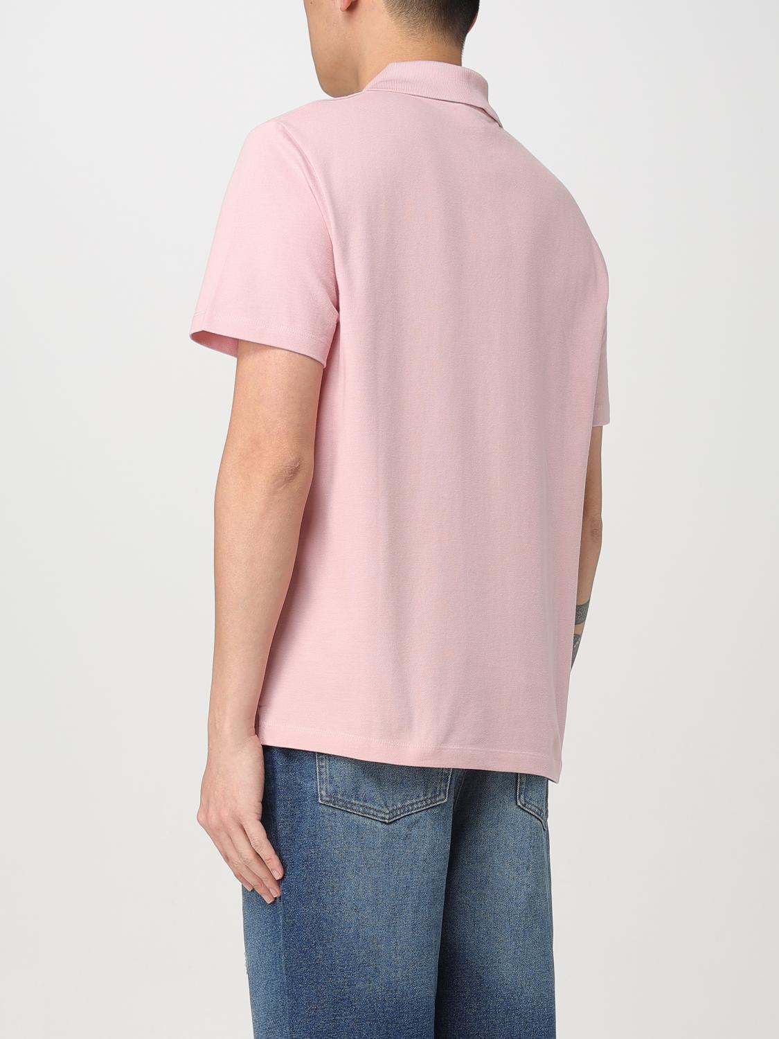 A.P.C. POLO SHIRT: Polo shirt men A.P.C., Pink - Img 3