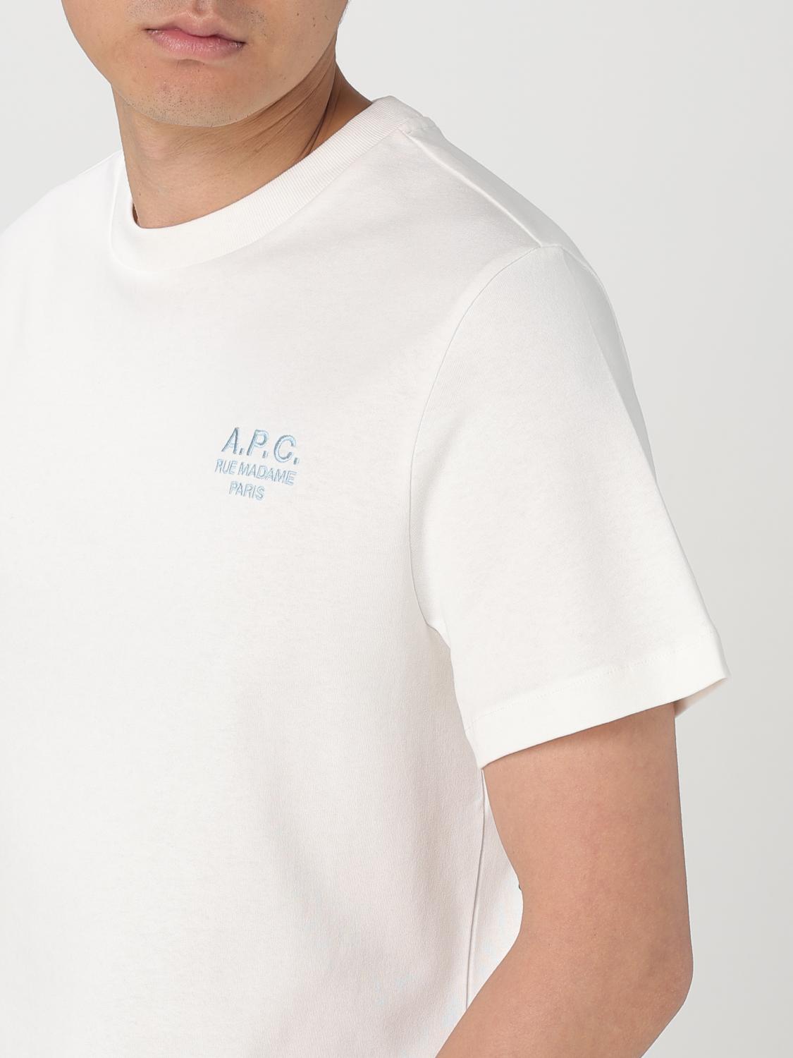 A.P.C. T-SHIRT: T-shirt men A.P.C., White - Img 3