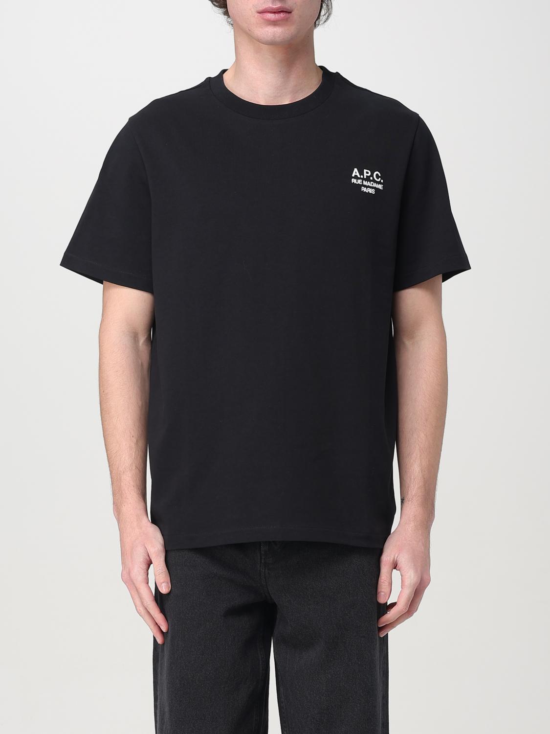 A.P.C. T-SHIRT: T-shirt men A.P.C., Black - Img 1