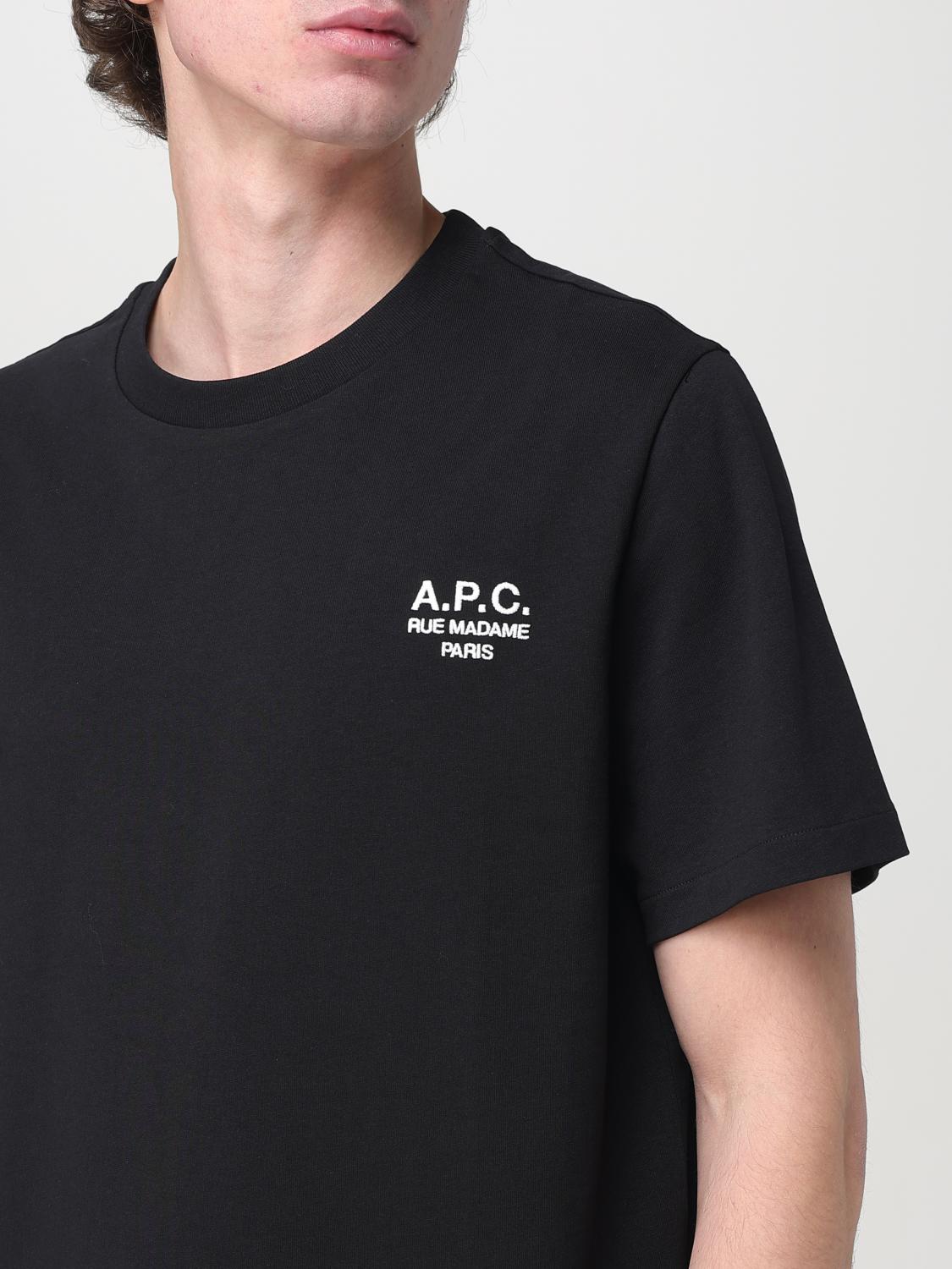 A.P.C. T-SHIRT: T-shirt men A.P.C., Black - Img 3