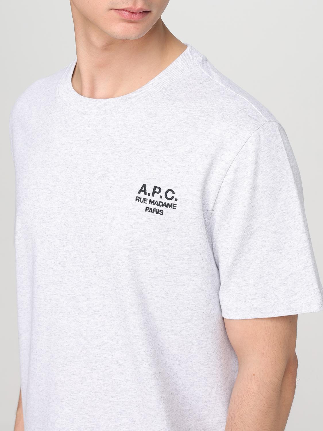 A.P.C. T-SHIRT: T-shirt men A.P.C., Grey - Img 3