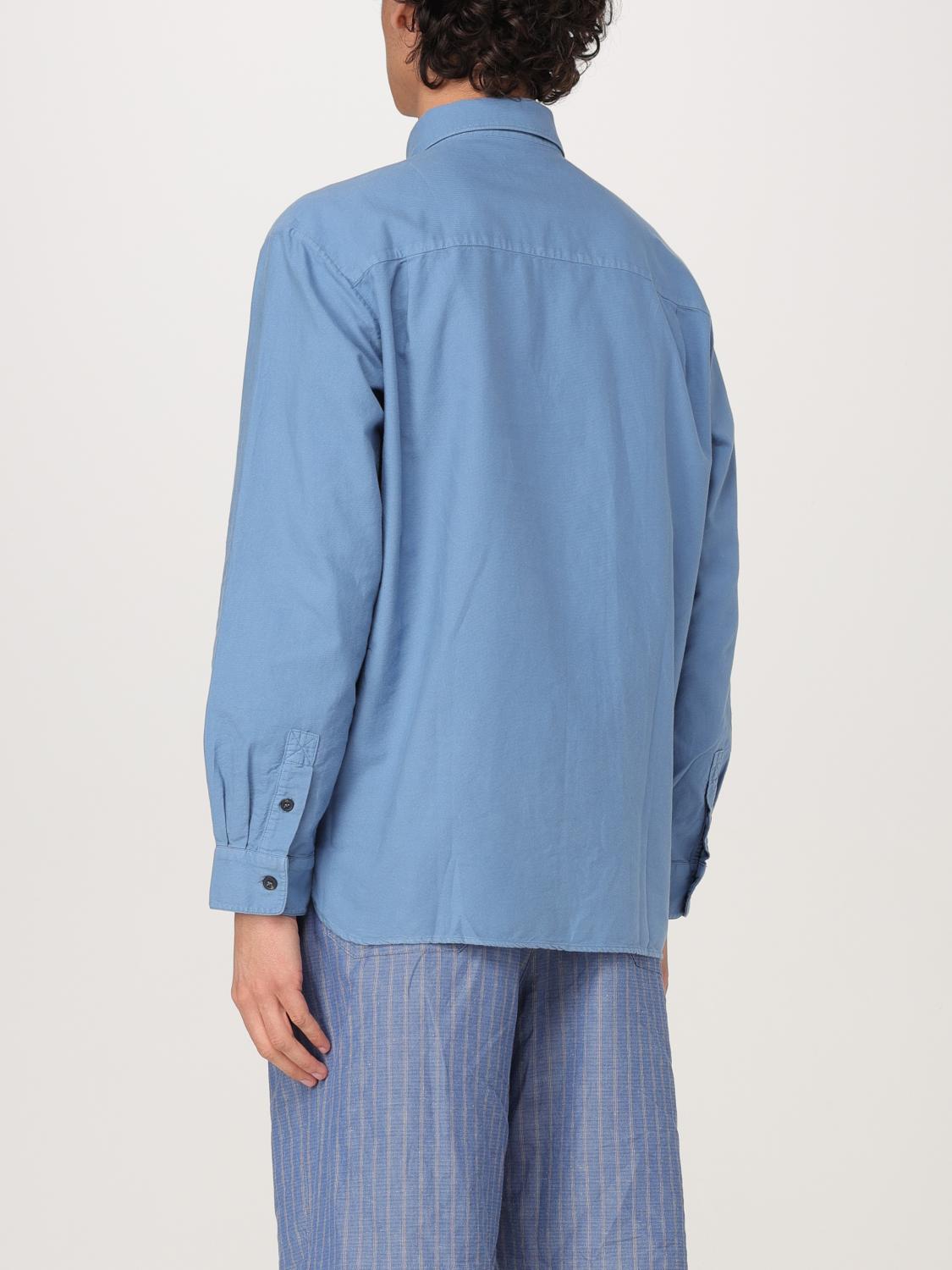 A.P.C. CAMICIA: Camicia A.P.C. in cotone , Blue - Img 2