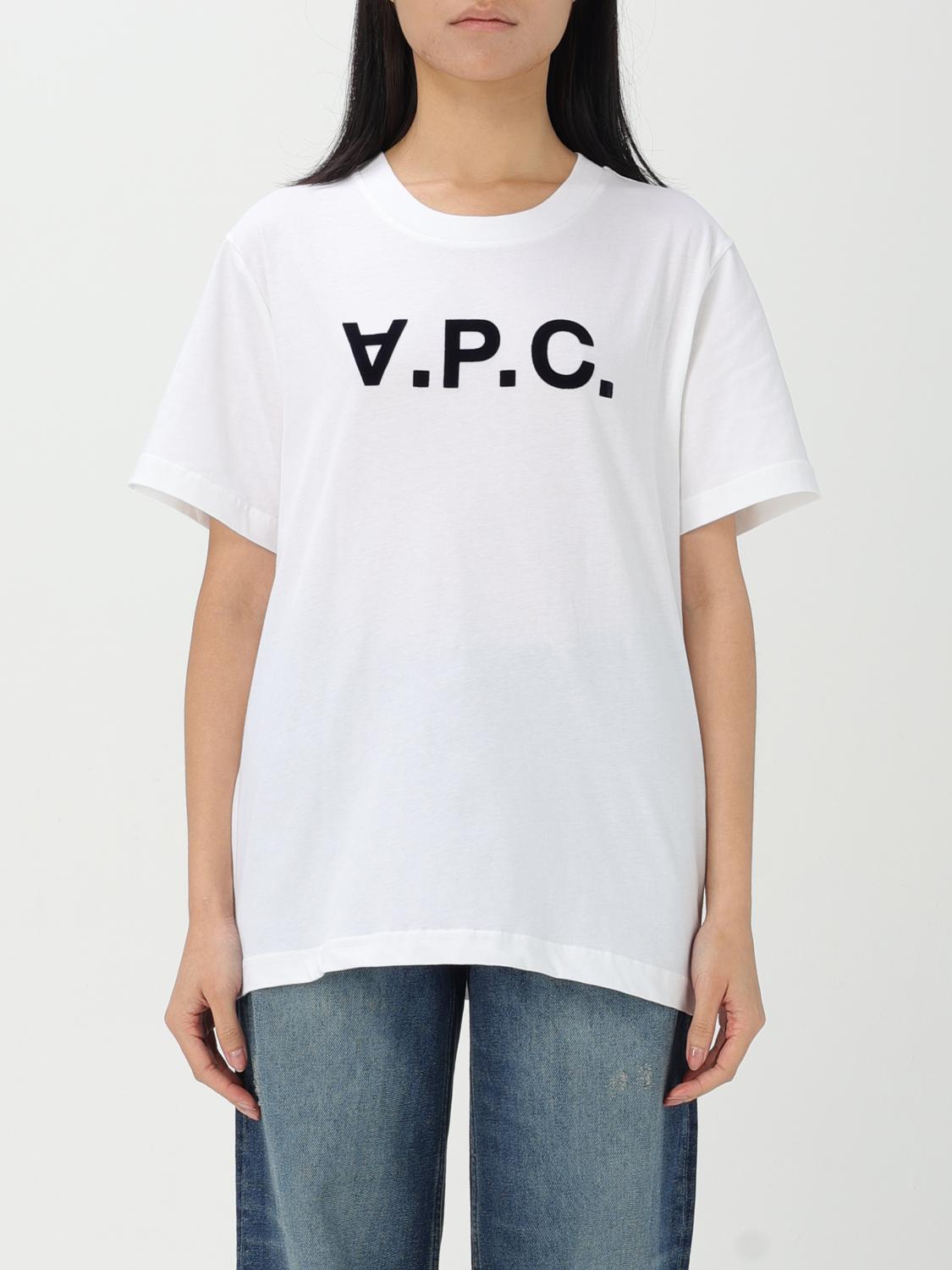 A.P.C. T-SHIRT: T-shirt woman A.P.C., White - Img 1