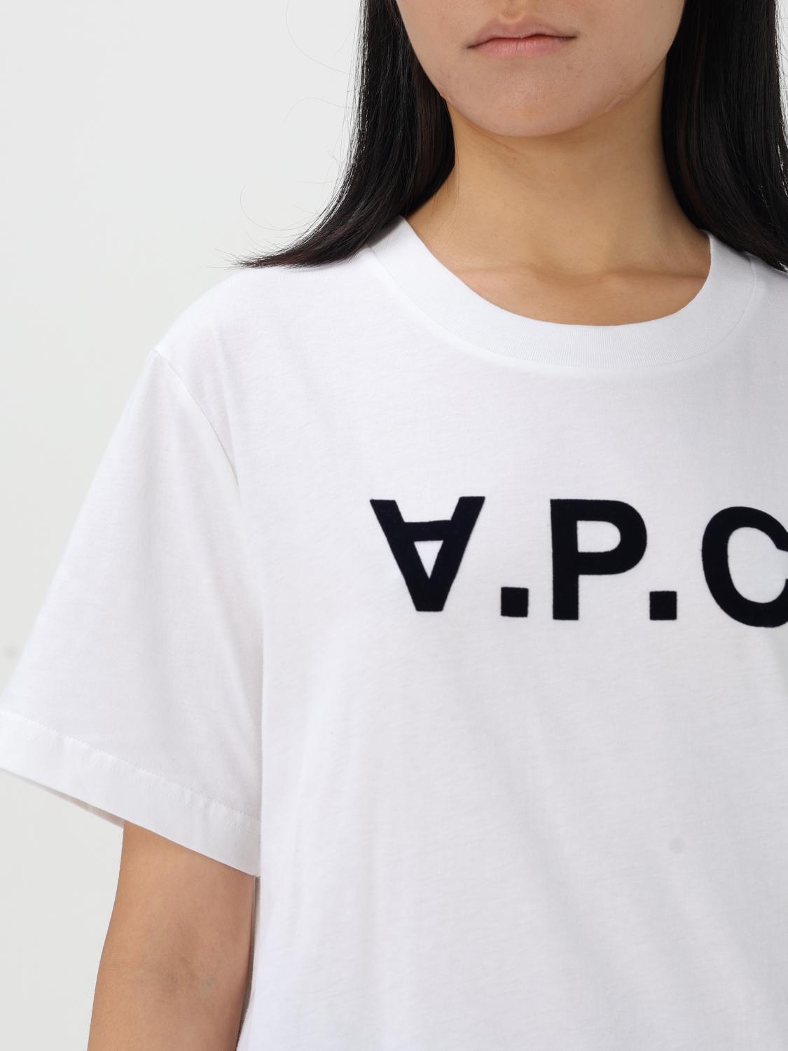 A.P.C. T-SHIRT: T-shirt woman A.P.C., White - Img 4