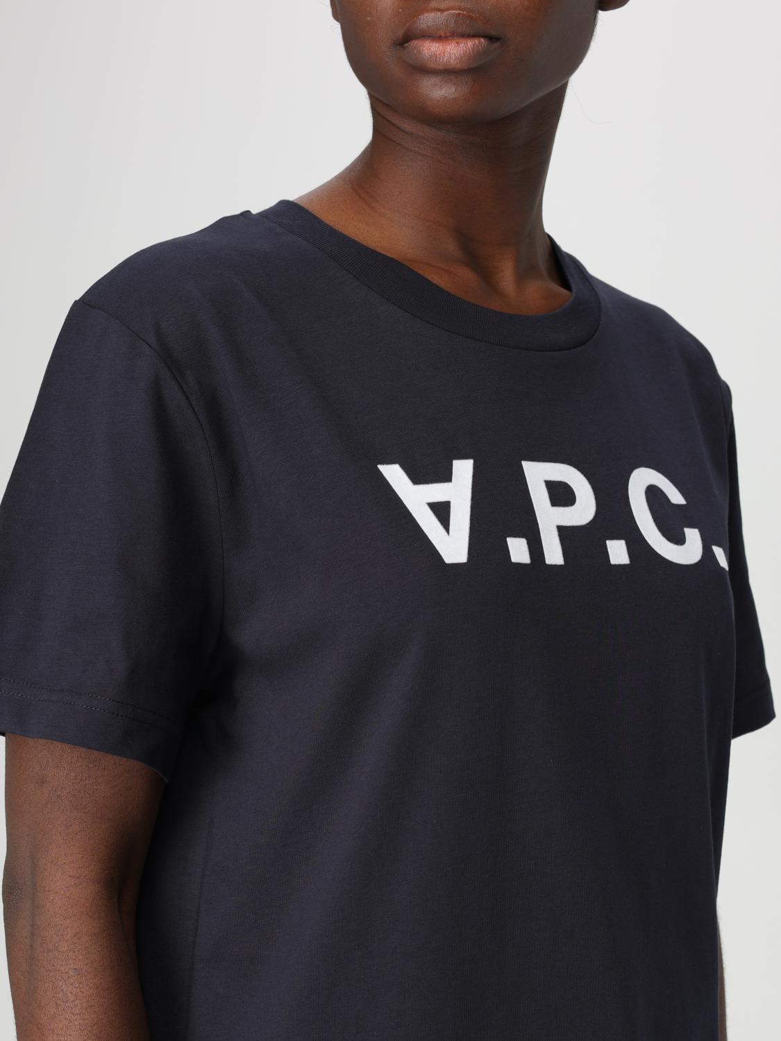 A.P.C. T-SHIRT: T-shirt woman A.P.C., Blue - Img 3