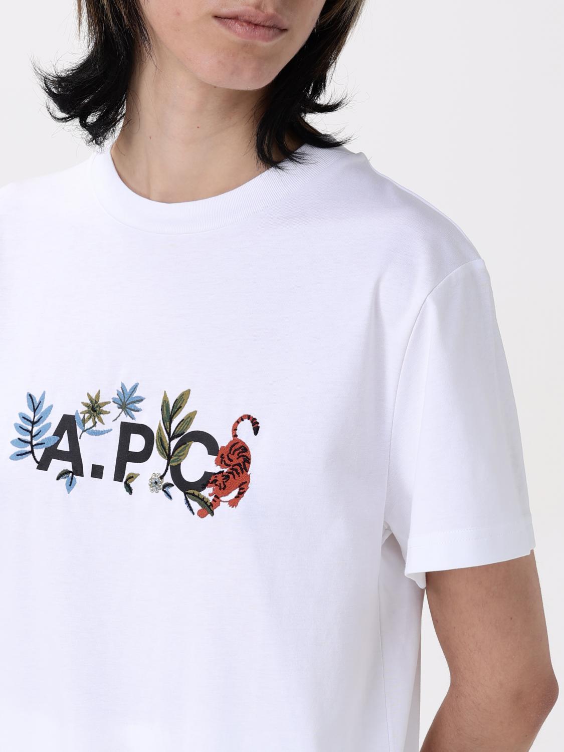 A.P.C. T-SHIRT: T-shirt woman A.P.C., White - Img 3