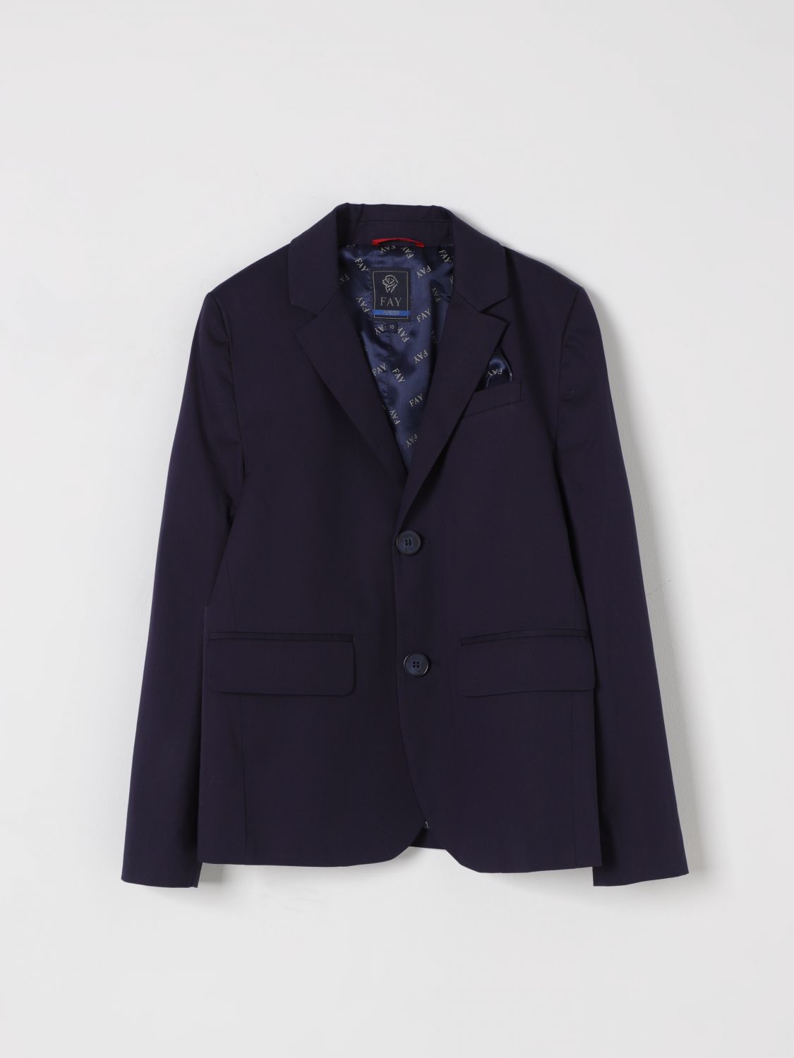 FAY JUNIOR BLAZER: Blazer kids Fay Junior, Blue - Img 1