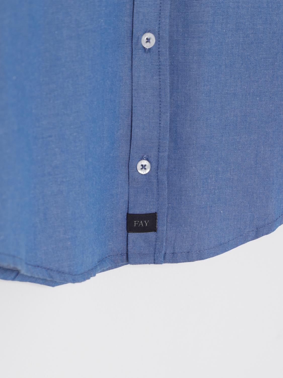 FAY JUNIOR SHIRT: Shirt kids Fay Junior, Denim - Img 3