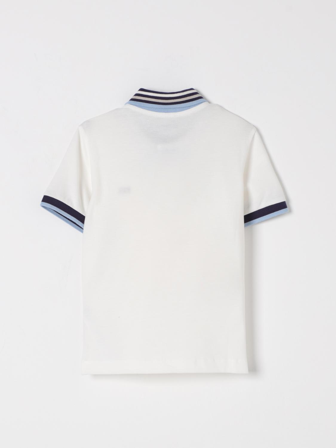 FAY JUNIOR POLO SHIRT: Polo shirt kids Fay Junior, Ivory - Img 2