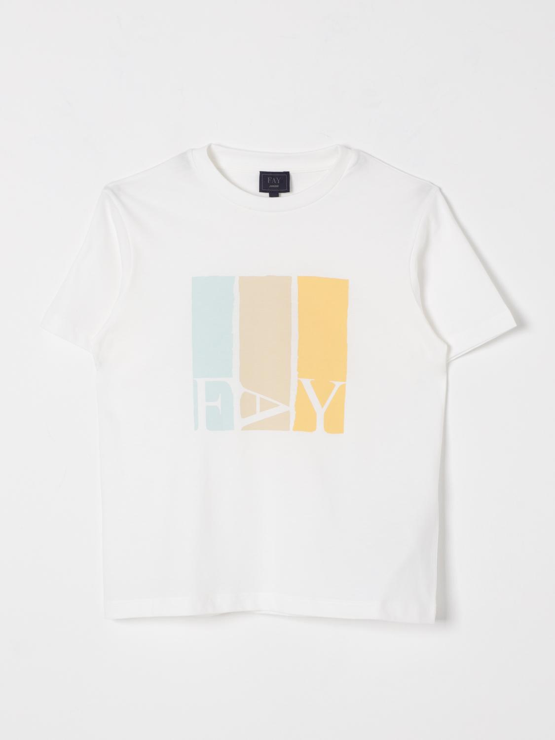 FAY JUNIOR Tシャツ: Tシャツ ボーイ Fay Junior, アイボリー - Img 1