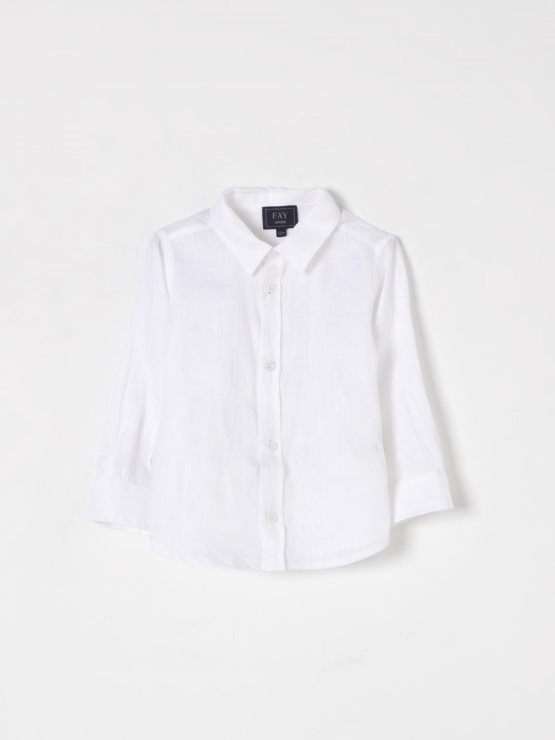 FAY JUNIOR SHIRT: Shirt kids Fay Junior, Ivory - Img 1