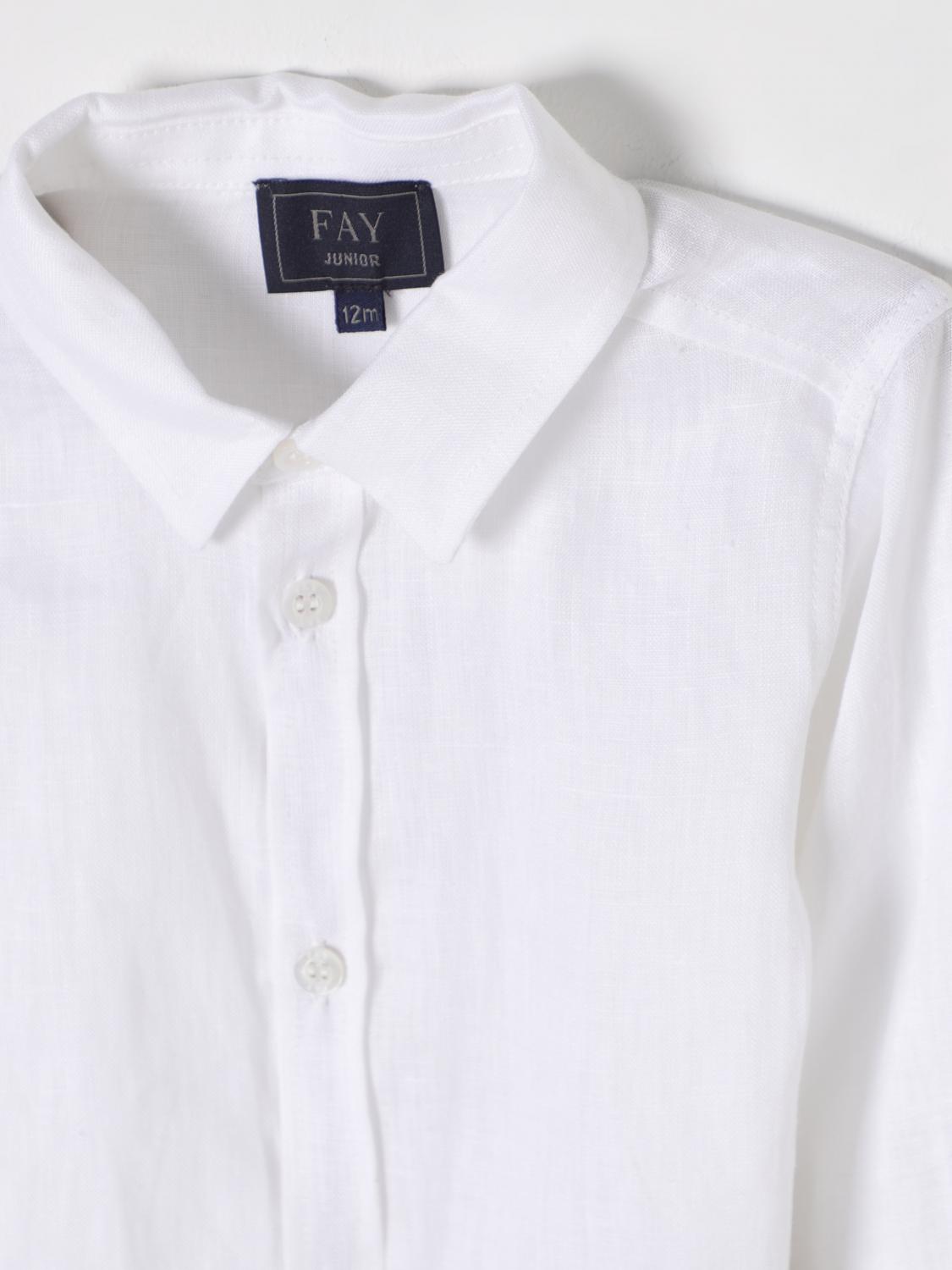 FAY JUNIOR SHIRT: Shirt kids Fay Junior, Ivory - Img 3