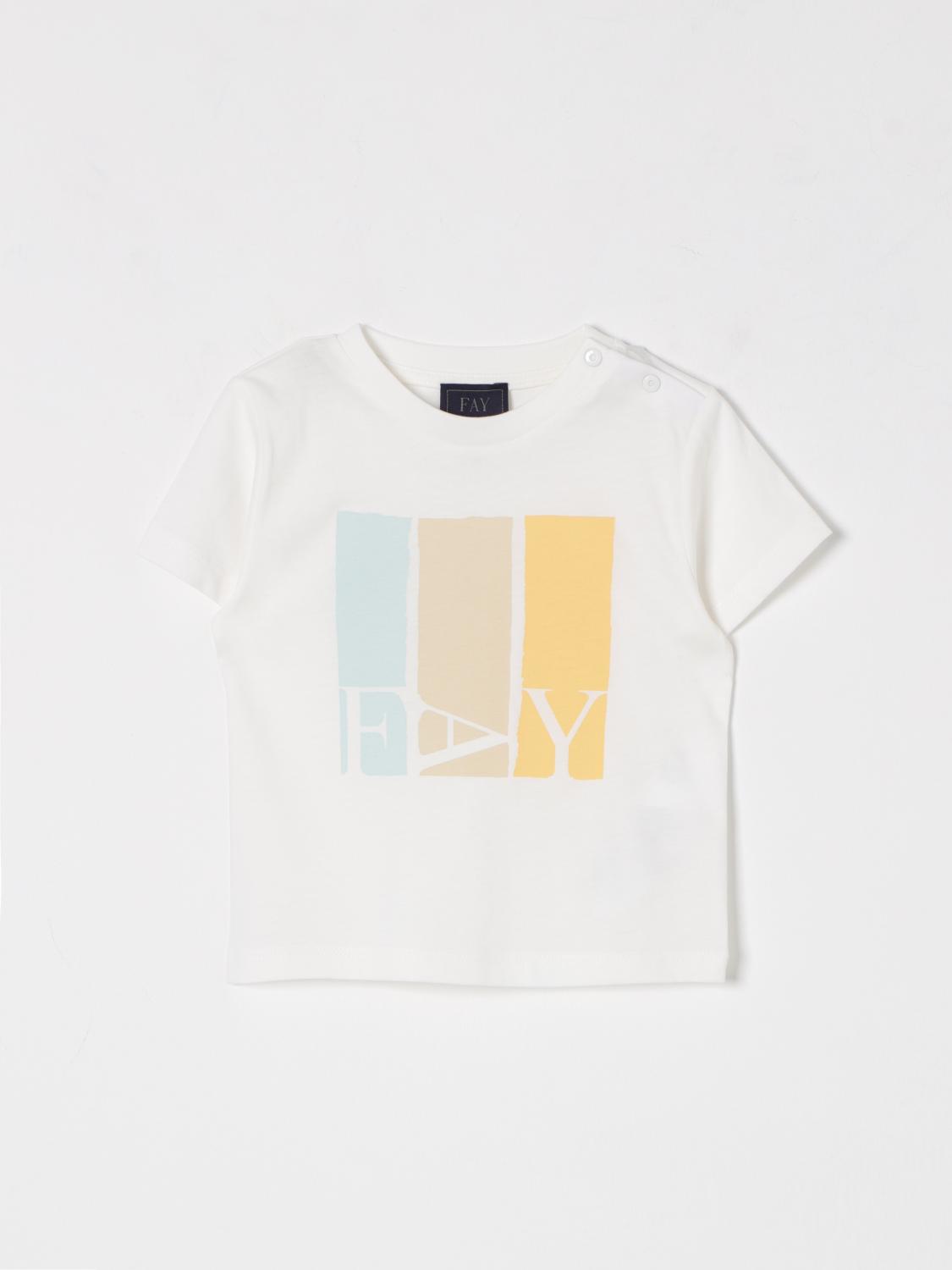 FAY JUNIOR Tシャツ: Tシャツ ボーイ Fay Junior, アイボリー - Img 1