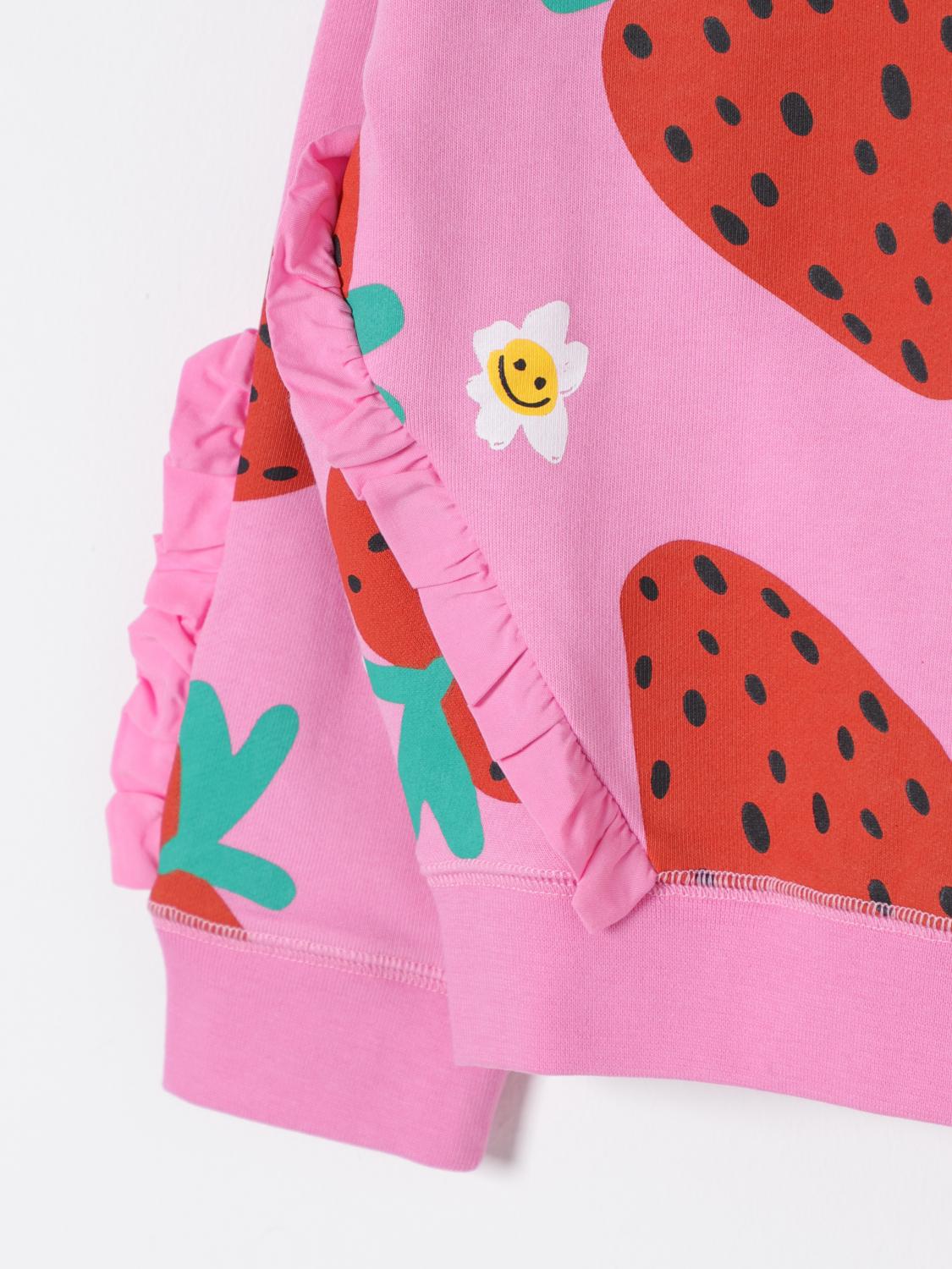 STELLA MCCARTNEY KIDS MAGLIA: Felpa stampata Stella McCartney Kids in cotone, Rosa - Img 3