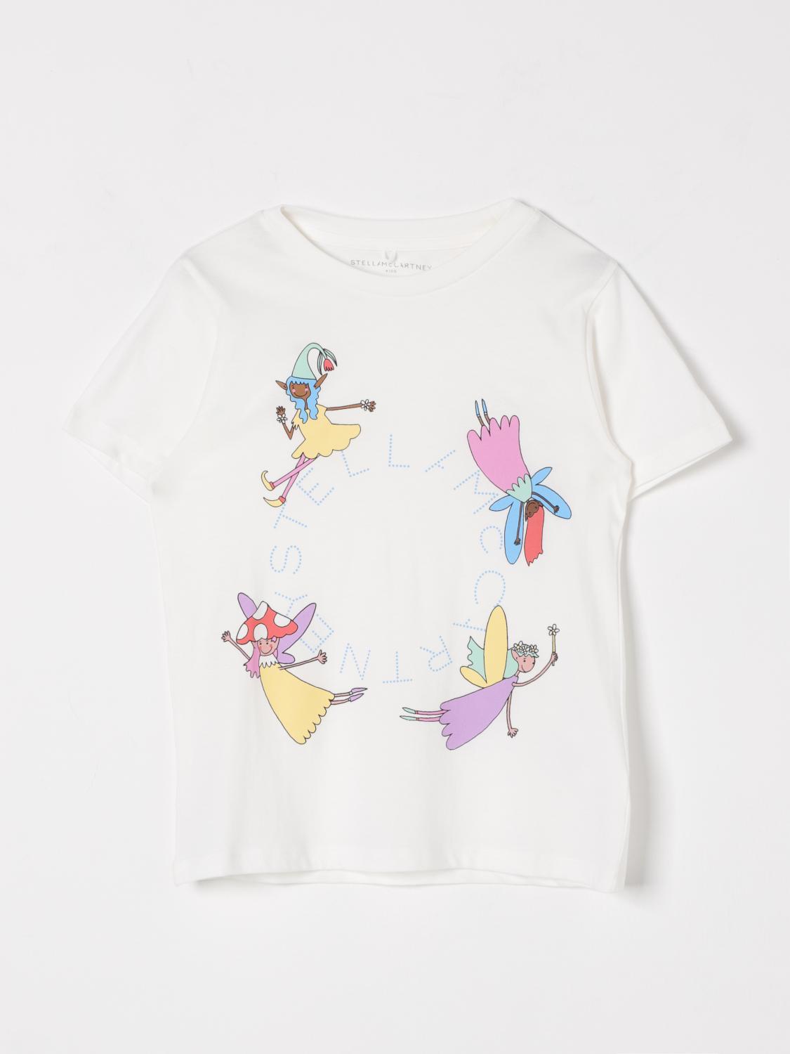 STELLA MCCARTNEY KIDS T-SHIRT: T-shirt kinder Stella McCartney Kids, Ivory - Img 1