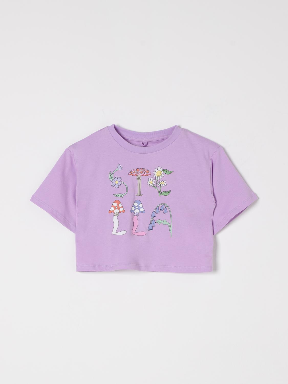 STELLA MCCARTNEY KIDS T-SHIRT: T-shirt kids Stella McCartney Kids, Lilac - Img 1