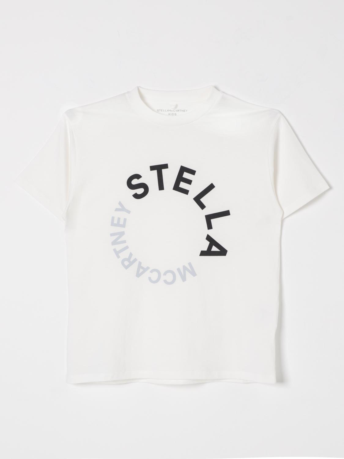 STELLA MCCARTNEY KIDS T-SHIRT: T-shirt con logo Stella McCartney Kids, Avorio - Img 1