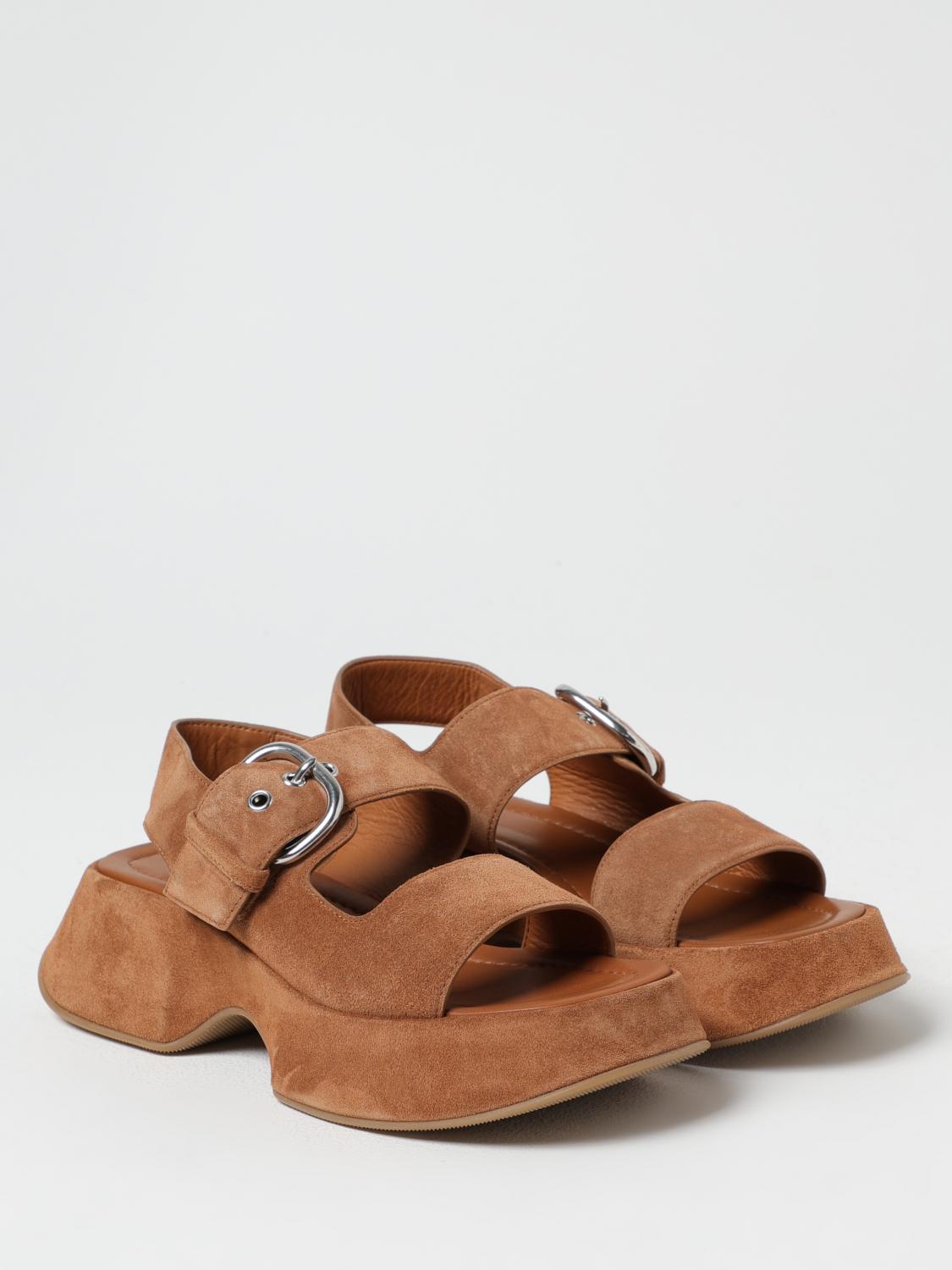 VIC MATIÉ FLAT SANDALS: Shoes woman Vic MatiÉ, Tobacco - Img 2