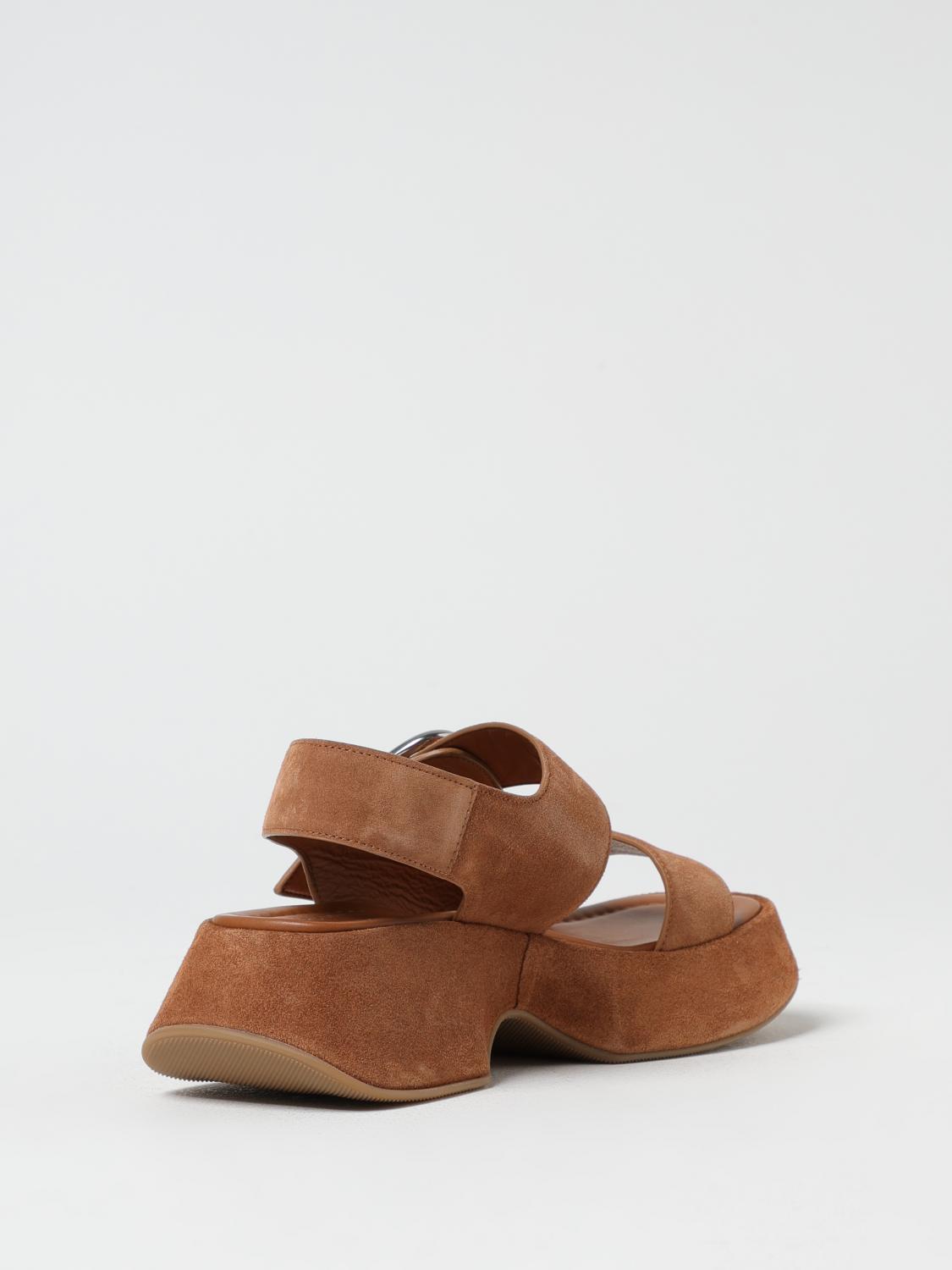 VIC MATIÉ FLAT SANDALS: Shoes woman Vic MatiÉ, Tobacco - Img 3