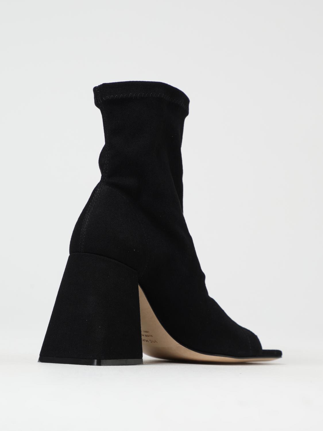 VIC MATIÉ FLAT ANKLE BOOTS: Shoes woman Vic MatiÉ, Black - Img 3