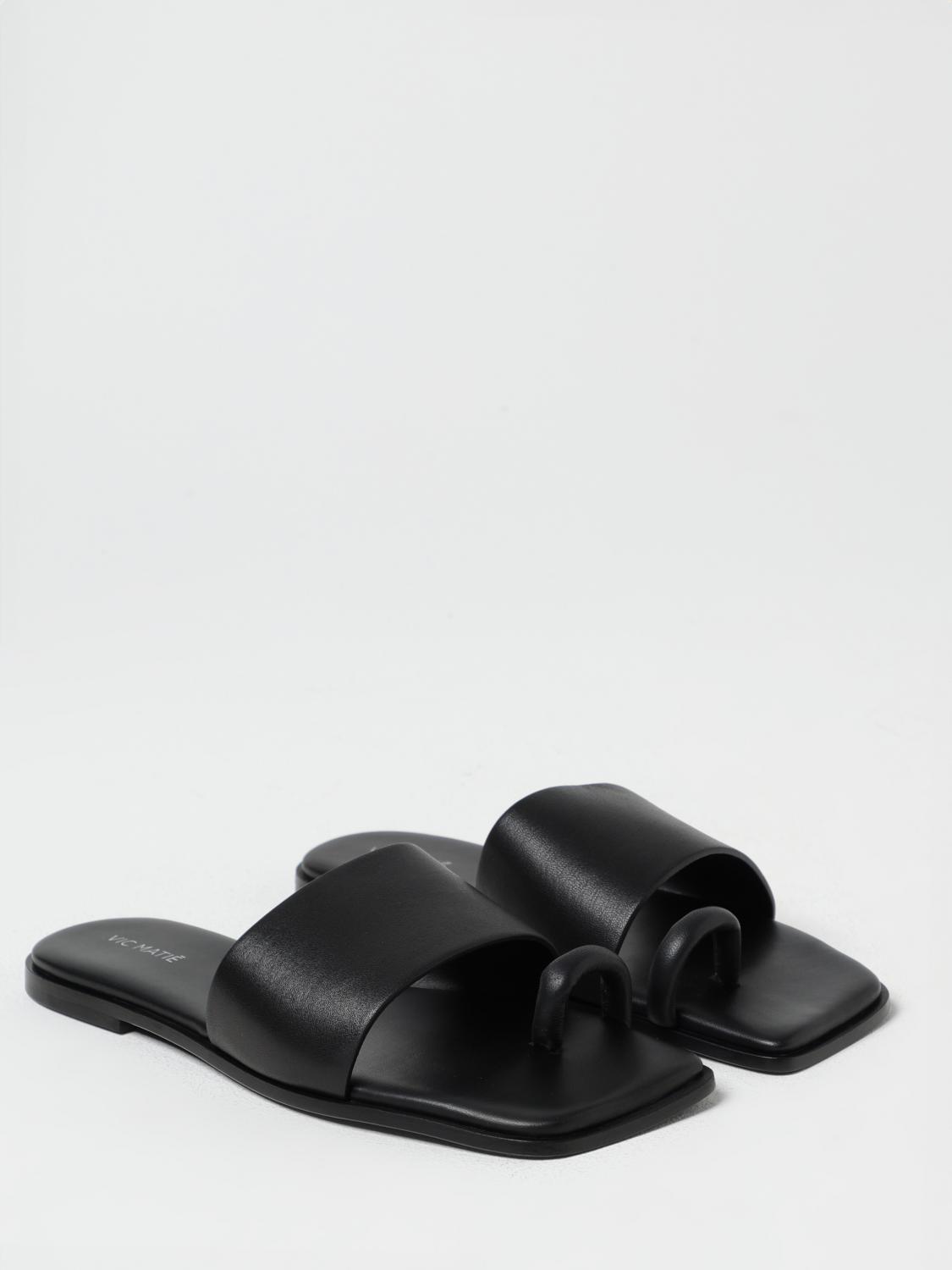 VIC MATIÉ FLAT SANDALS: Shoes woman Vic MatiÉ, Black - Img 2