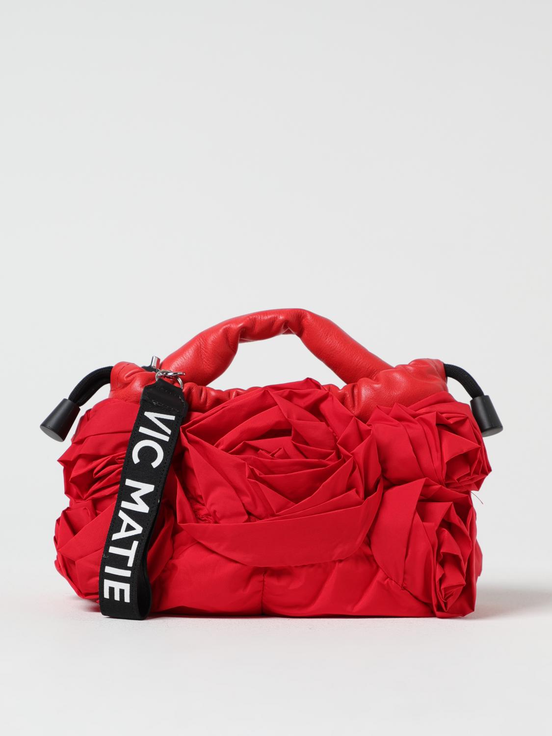 VIC MATIÉ BOLSO DE MANO: Bolso de hombro mujer Vic MatiÉ, Rojo - Img 1