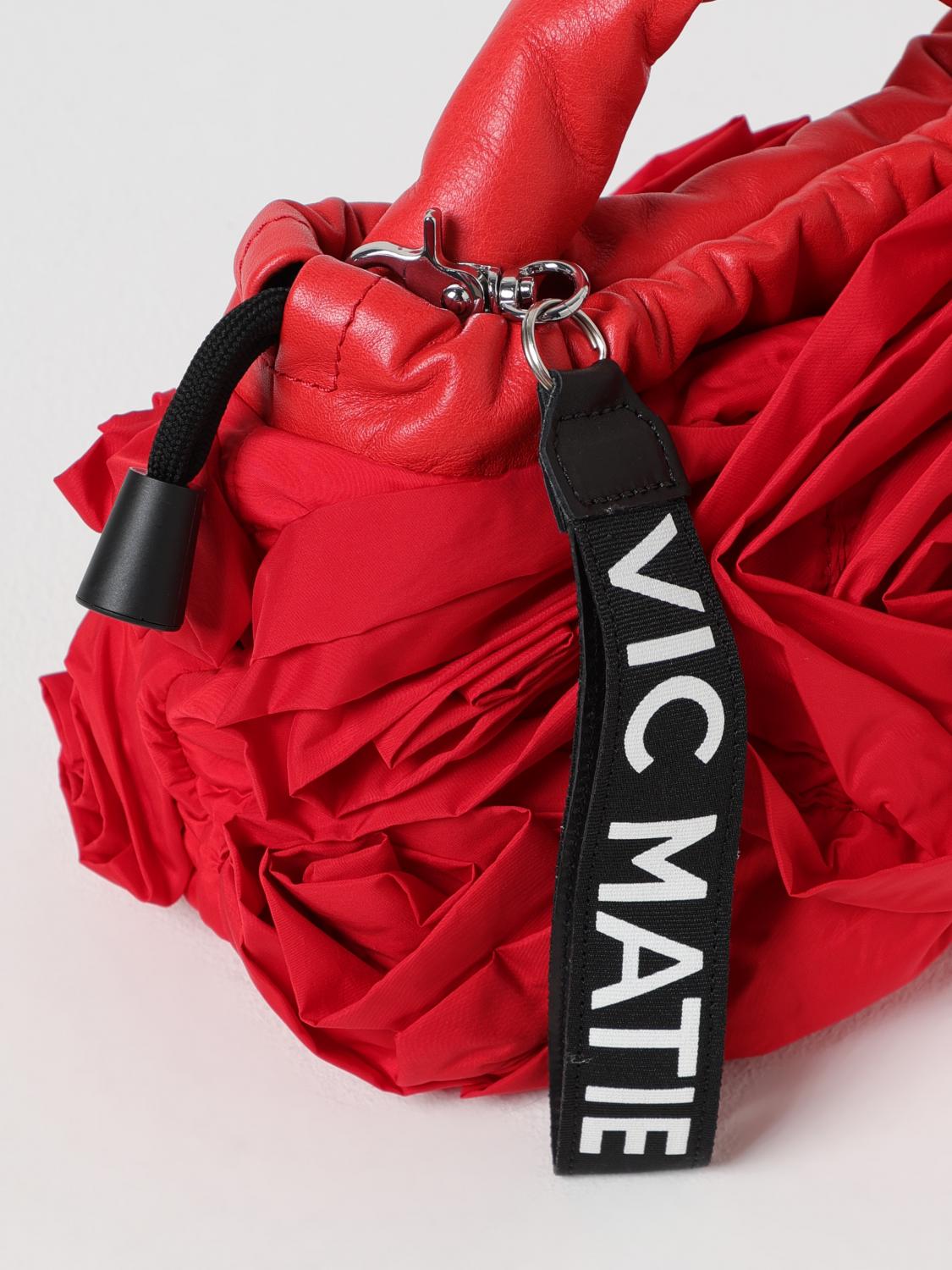 VIC MATIÉ BOLSO DE MANO: Bolso de hombro mujer Vic MatiÉ, Rojo - Img 3