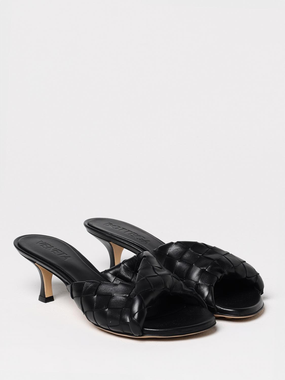 BOTTEGA VENETA SANDALIAS DE TACÓN: Zapatos mujer Bottega Veneta, Negro - Img 2