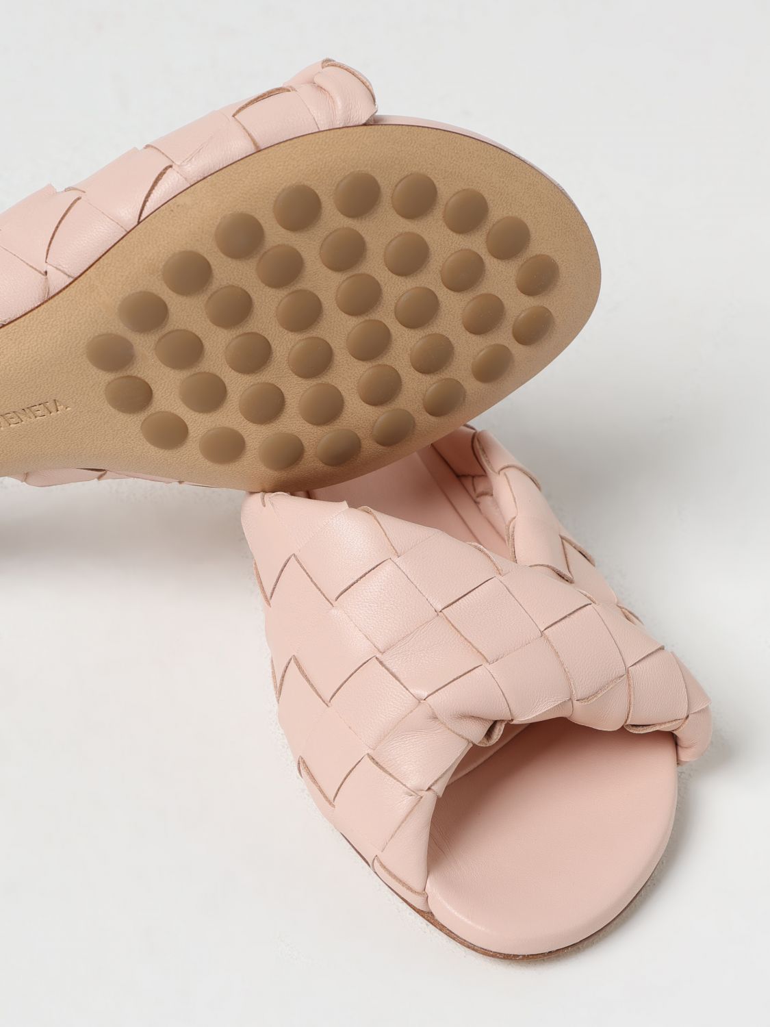 BOTTEGA VENETA SANDALIAS DE TACÓN: Zapatos mujer Bottega Veneta, Rosa - Img 4