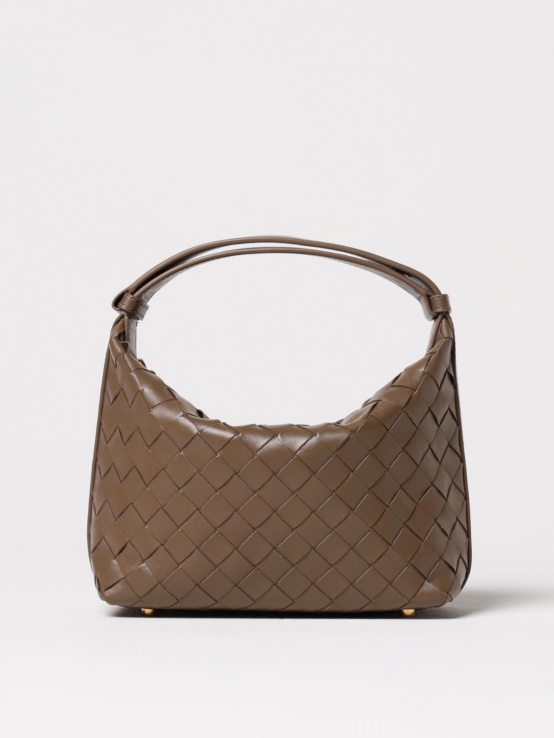 BOTTEGA VENETA MINI BAG: Shoulder bag woman Bottega Veneta, Beige - Img 1