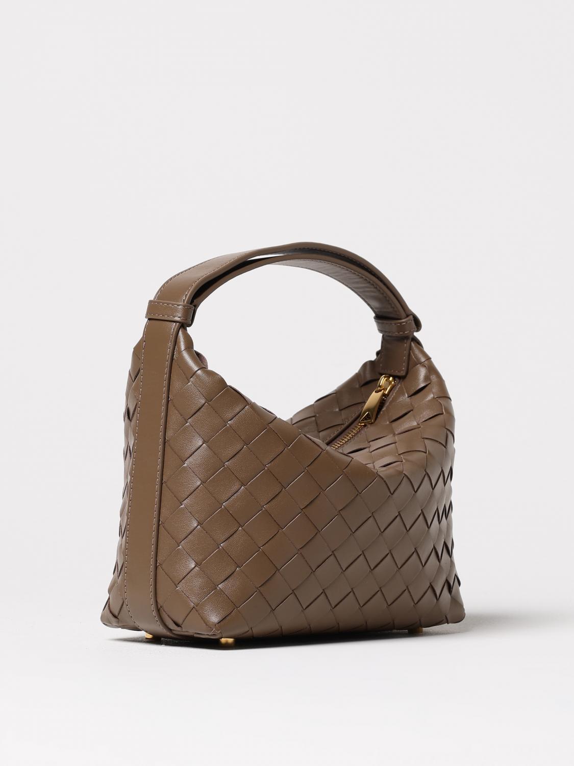 BOTTEGA VENETA MINI BAG: Shoulder bag woman Bottega Veneta, Beige - Img 2