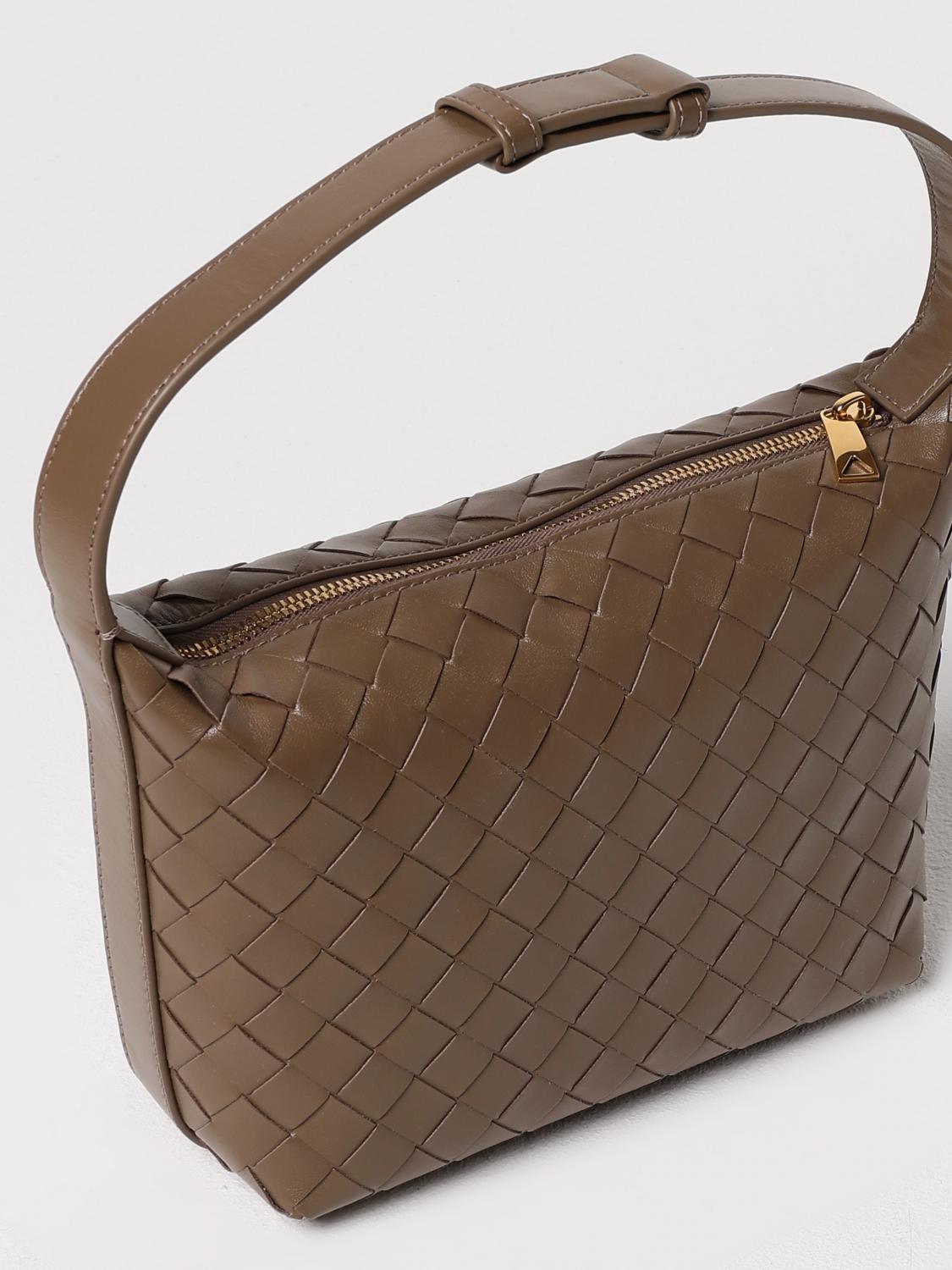 BOTTEGA VENETA MINI BAG: Shoulder bag woman Bottega Veneta, Beige - Img 3