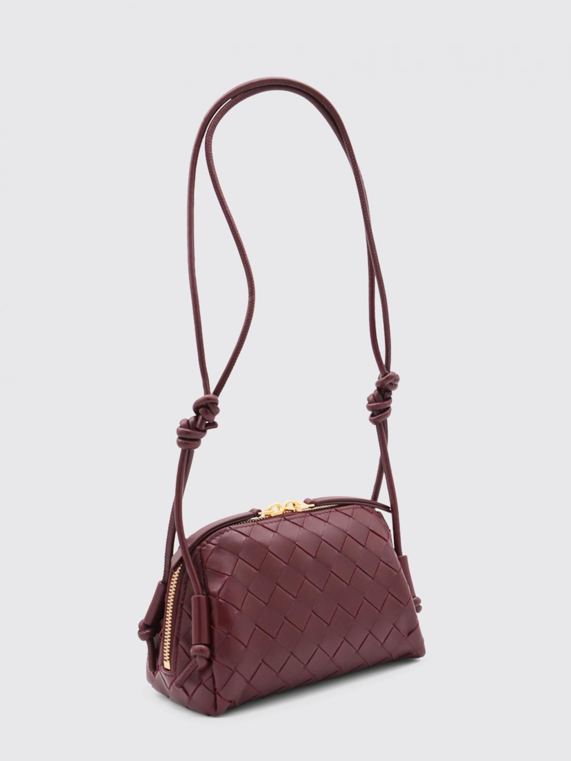 BOTTEGA VENETA BORSA MINI: Borsa Concert Bottega Veneta in nappa intrecciata , Bordeaux - Img 2