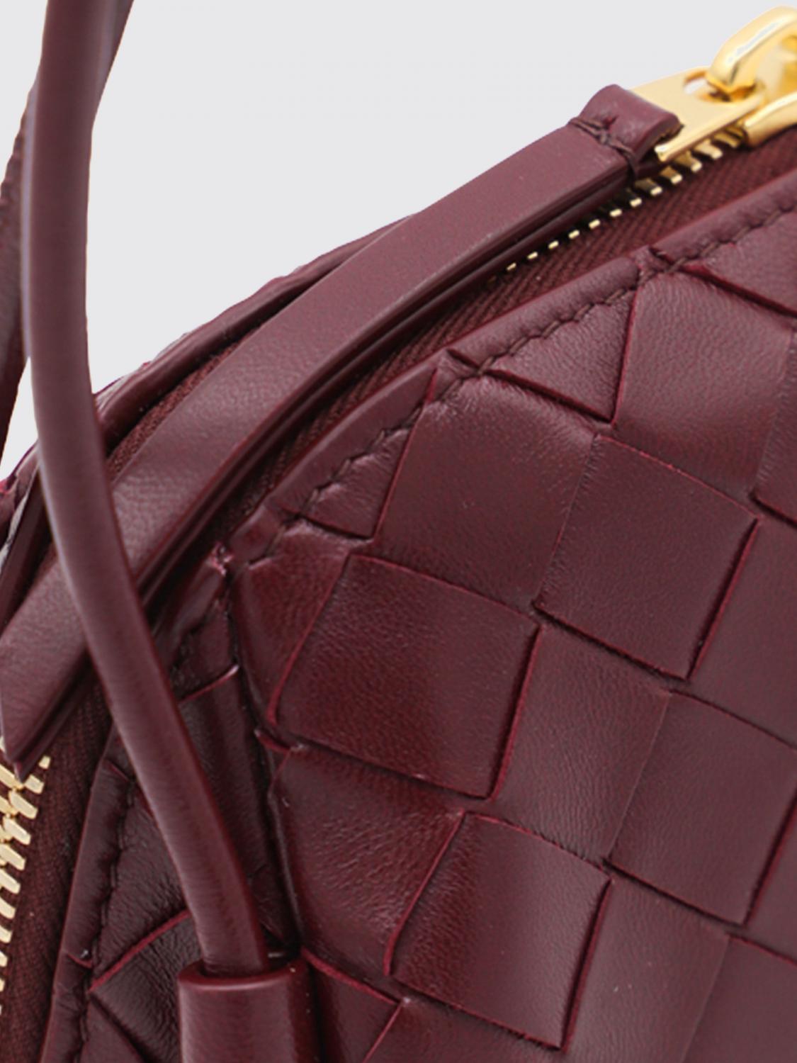 BOTTEGA VENETA BORSA MINI: Borsa Concert Bottega Veneta in nappa intrecciata , Bordeaux - Img 3
