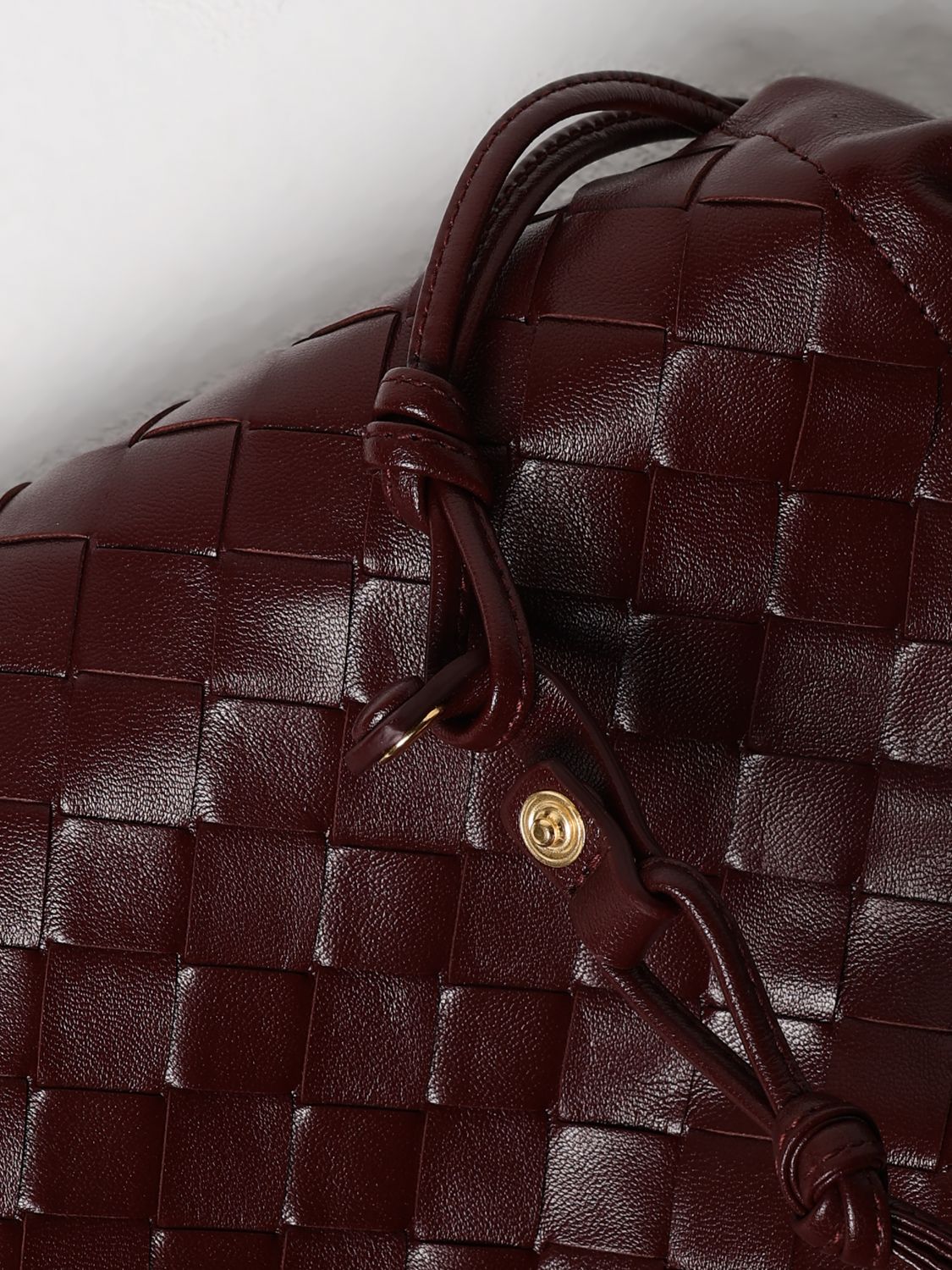 BOTTEGA VENETA SHOULDER BAG: Shoulder bag woman Bottega Veneta, Cherry - Img 3