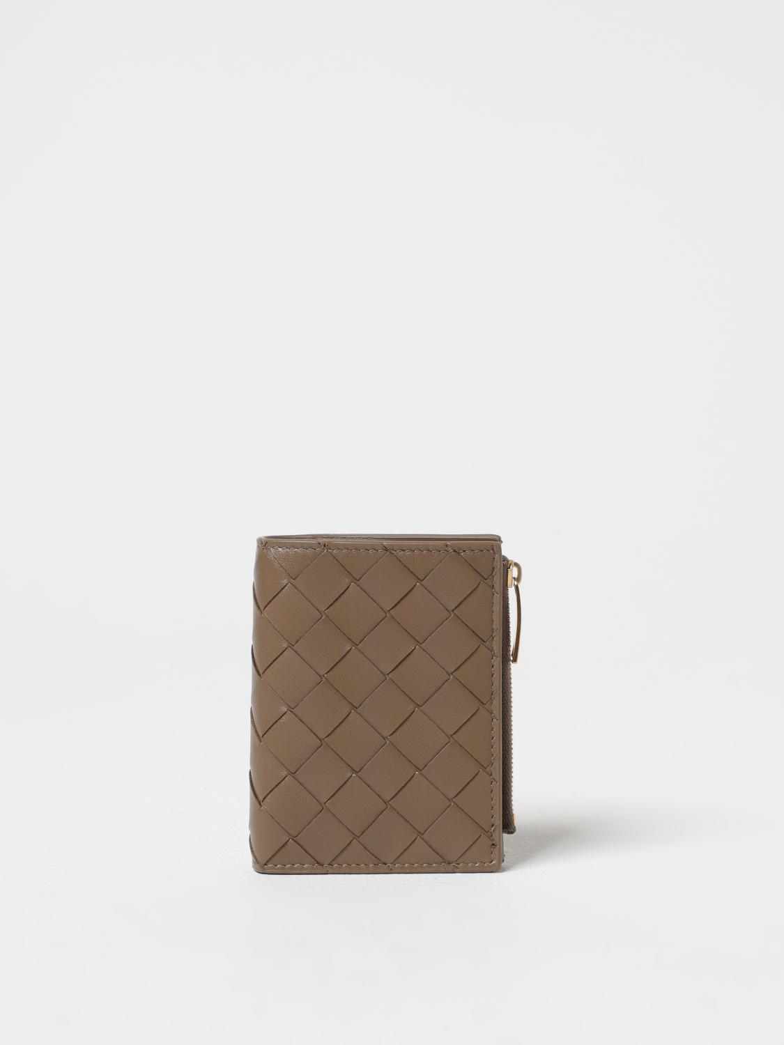 BOTTEGA VENETA WALLET: Wallet woman Bottega Veneta, Beige - Img 1