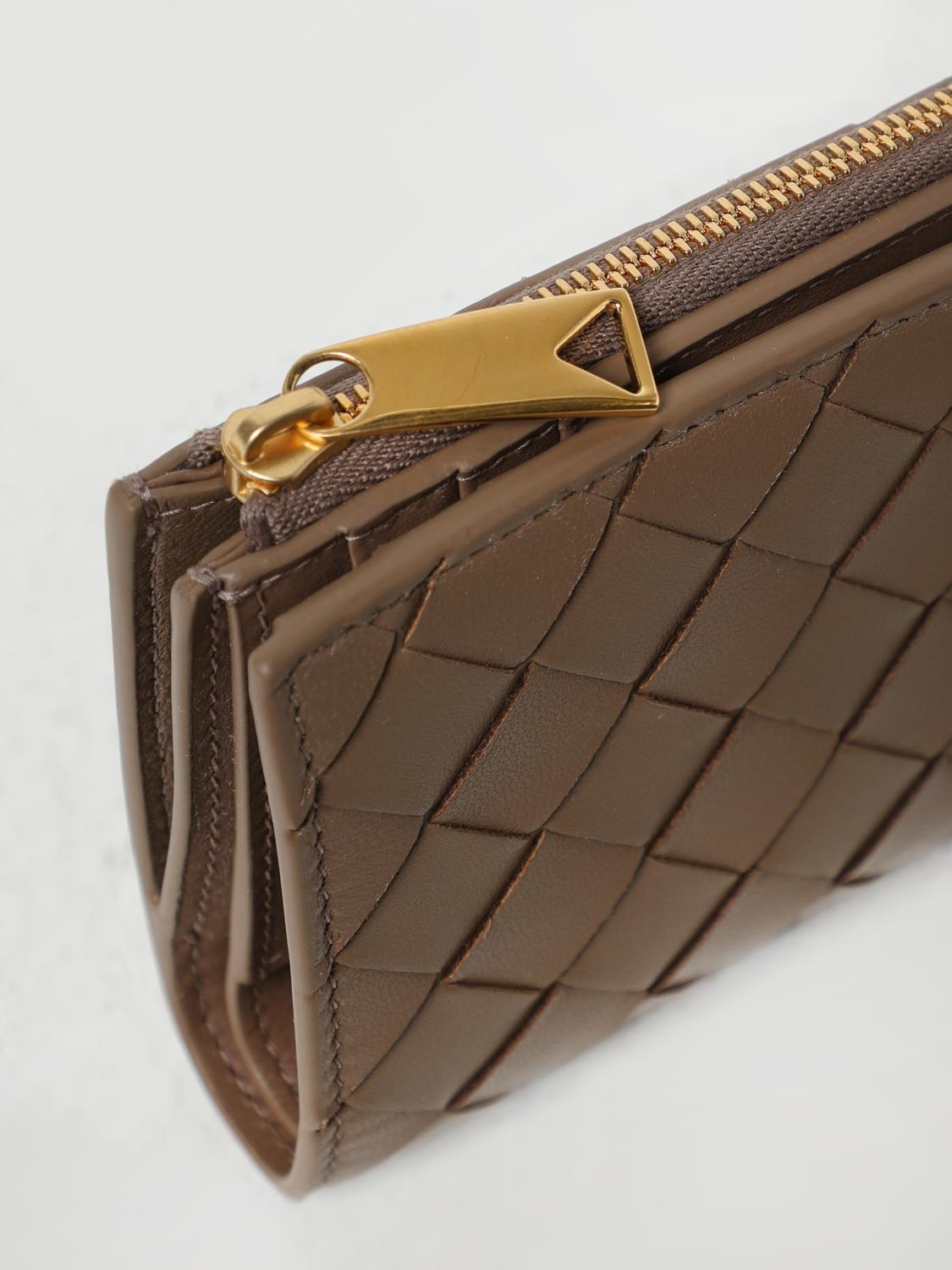 BOTTEGA VENETA WALLET: Wallet woman Bottega Veneta, Beige - Img 4