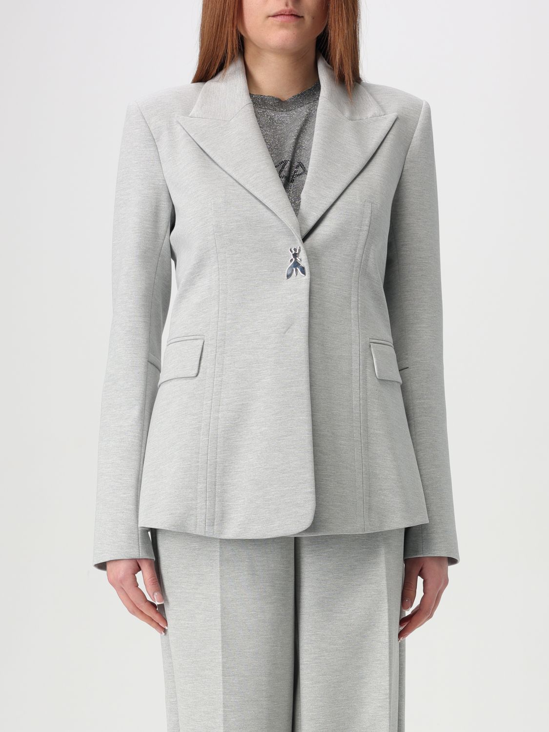 PATRIZIA PEPE BLAZER: Blazer donna patrizia pepe, Grigio - Img 1