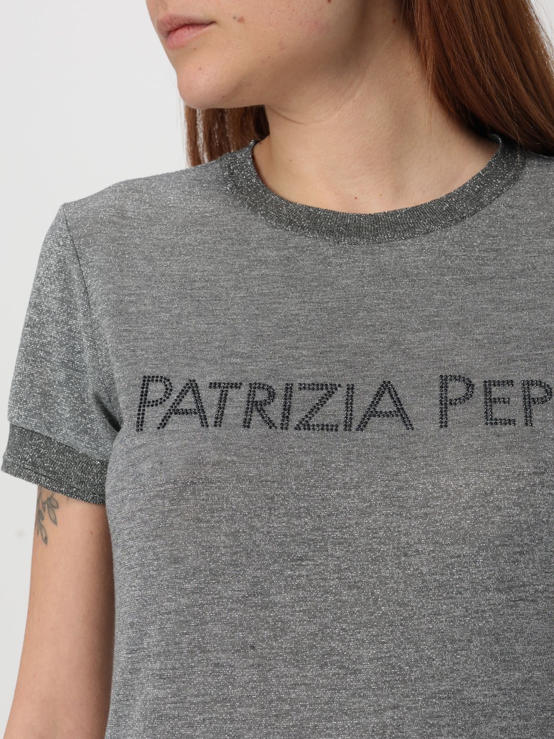 PATRIZIA PEPE T恤: 毛衣 女士 Patrizia Pepe, 黑色 1 - Img 4