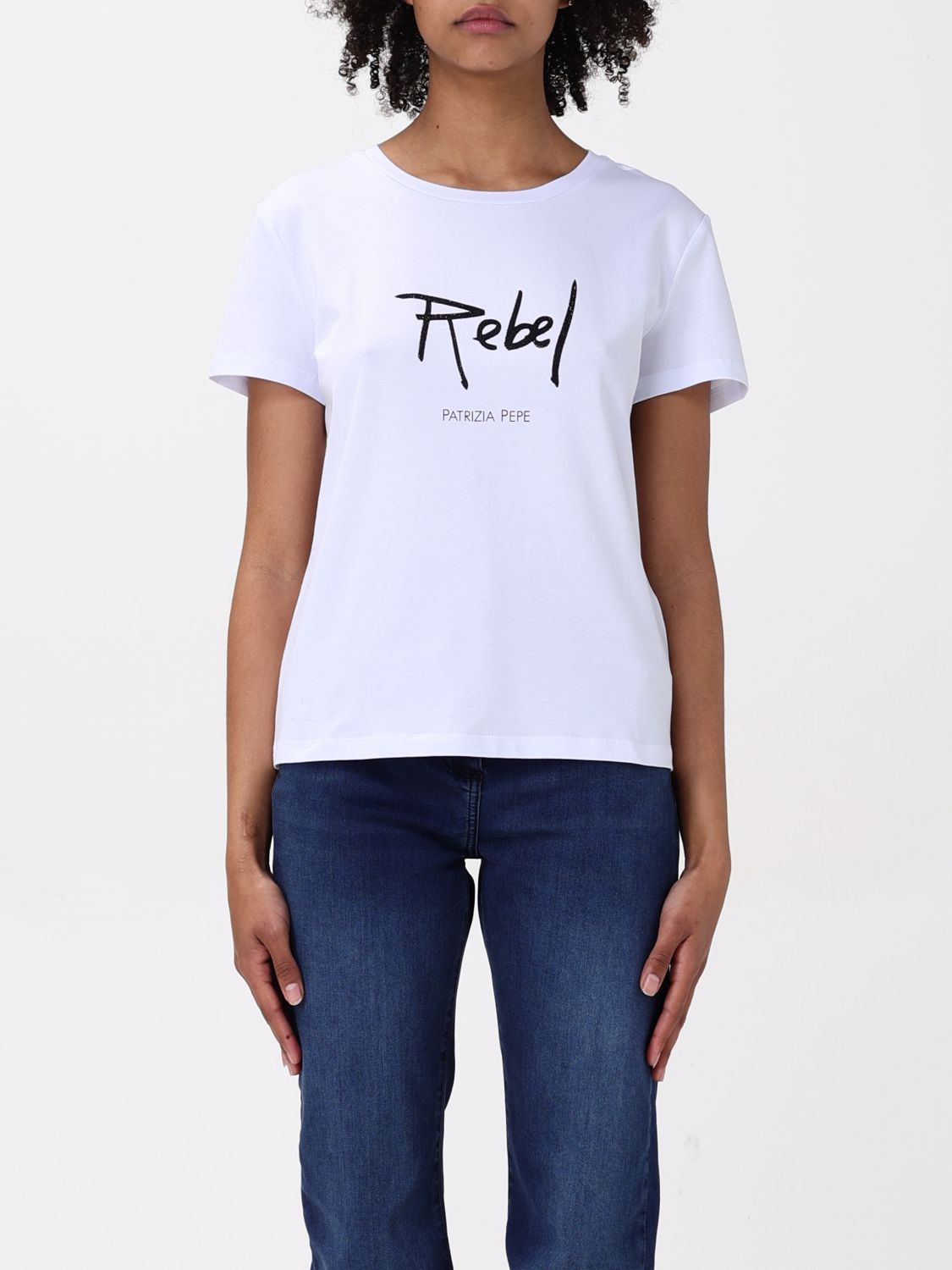 PATRIZIA PEPE T-SHIRT: T-shirt woman Patrizia Pepe, White - Img 1