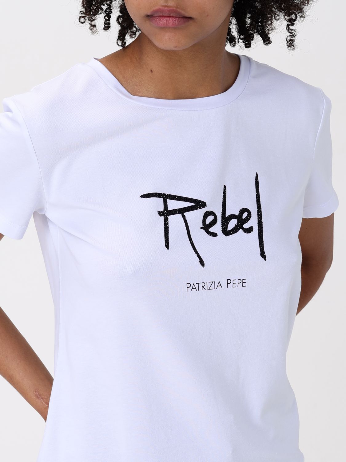 PATRIZIA PEPE T-SHIRT: T-shirt woman Patrizia Pepe, White - Img 3