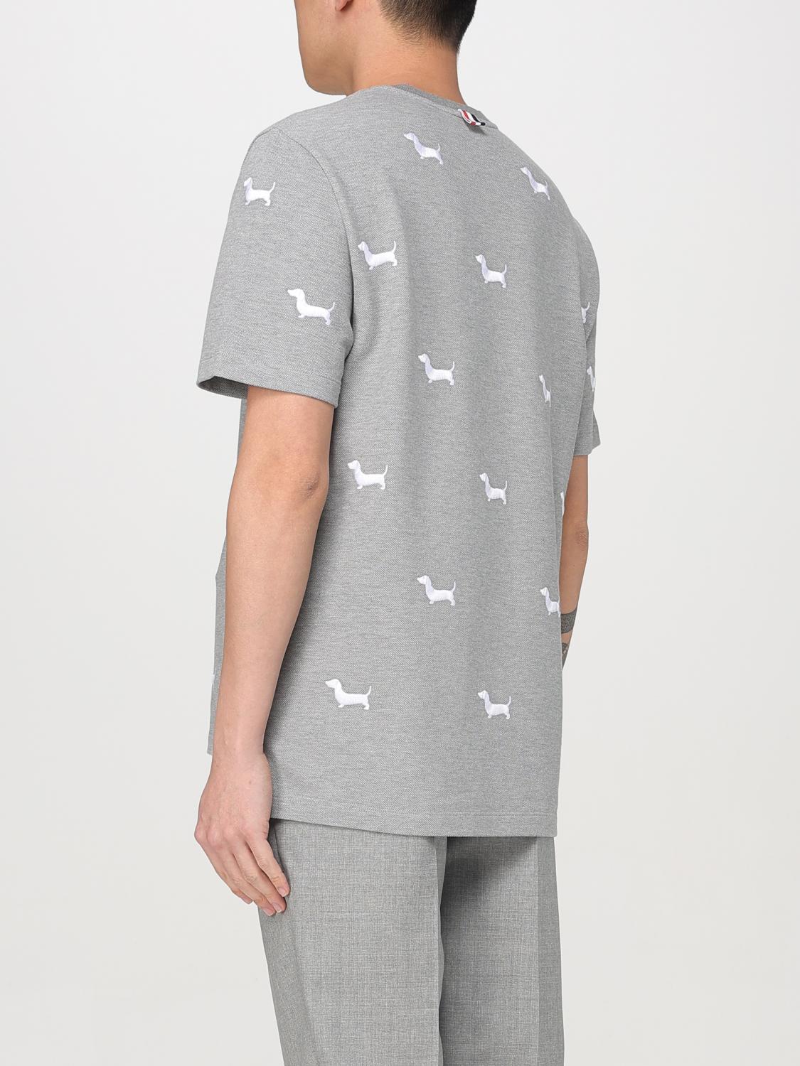 THOM BROWNE T-SHIRT: T-shirt men Thom Browne, Grey - Img 3