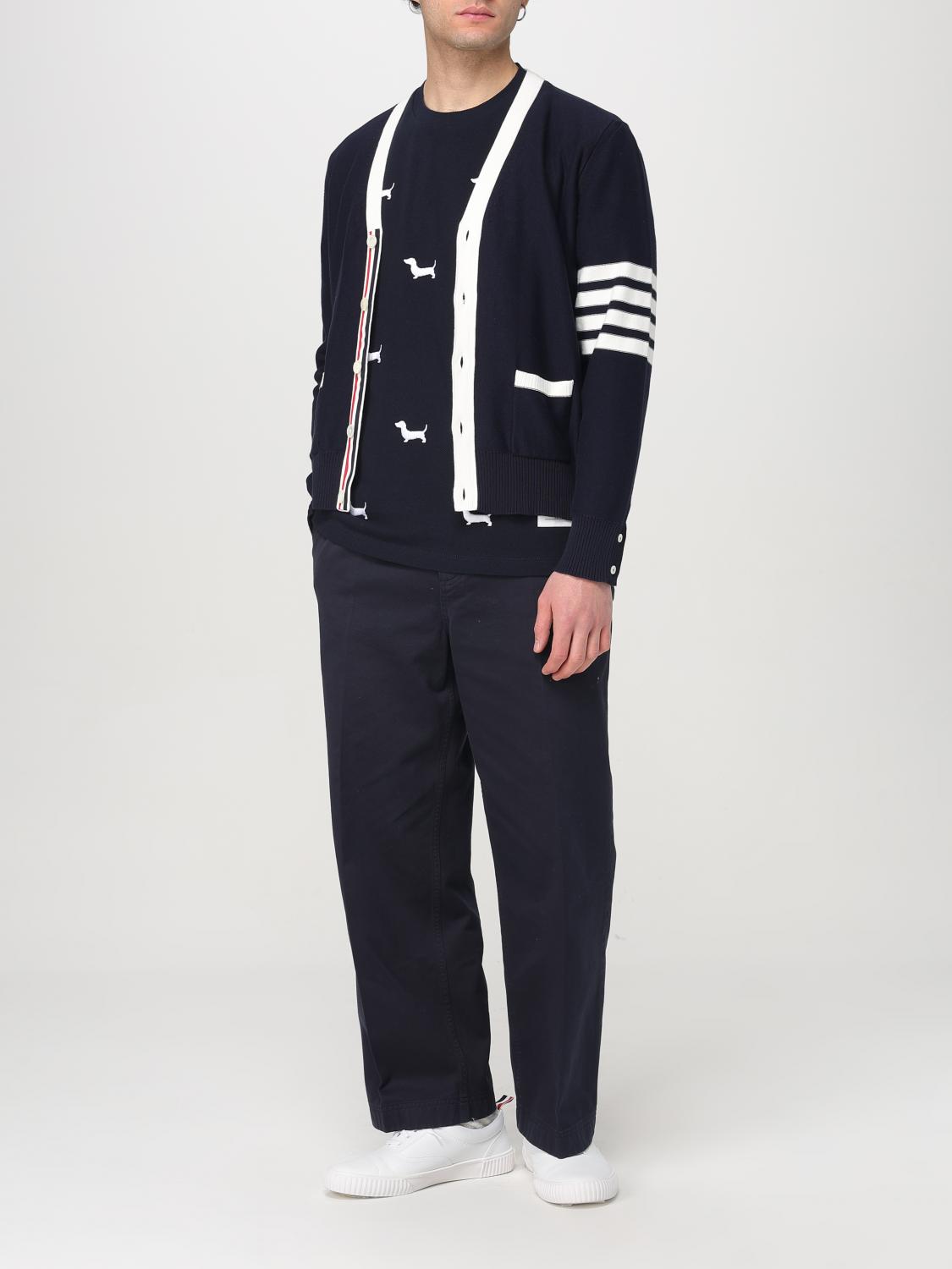 THOM BROWNE T-SHIRT: T-shirt herren Thom Browne, Navy - Img 2