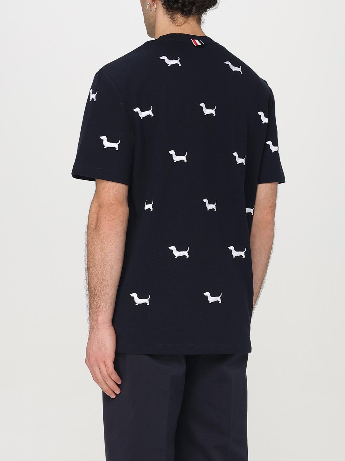 THOM BROWNE T-SHIRT: T-shirt herren Thom Browne, Navy - Img 3