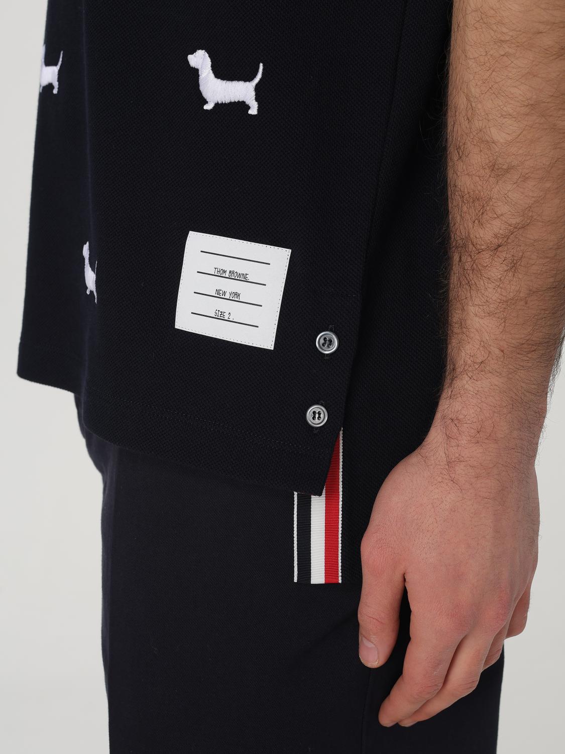 THOM BROWNE T-SHIRT: T-shirt herren Thom Browne, Navy - Img 5