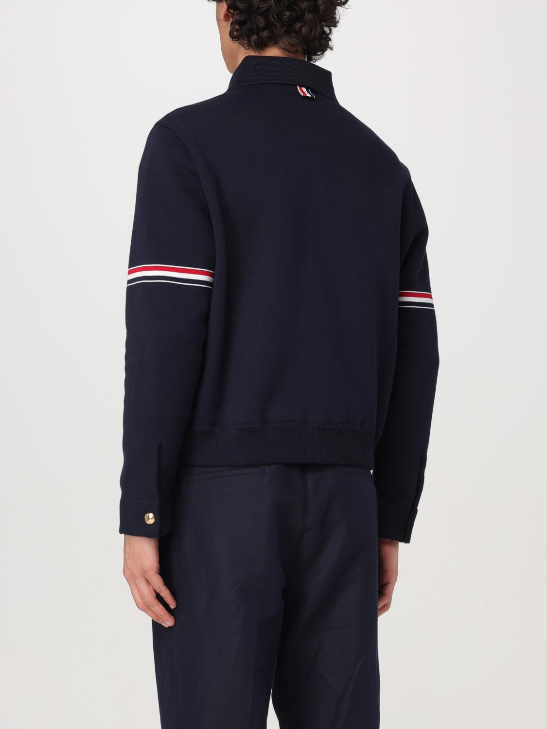 THOM BROWNE SWEATER: Sweater men Thom Browne, Navy - Img 3