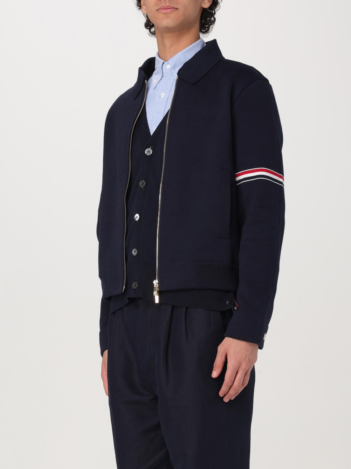 THOM BROWNE SWEATER: Sweater men Thom Browne, Navy - Img 4