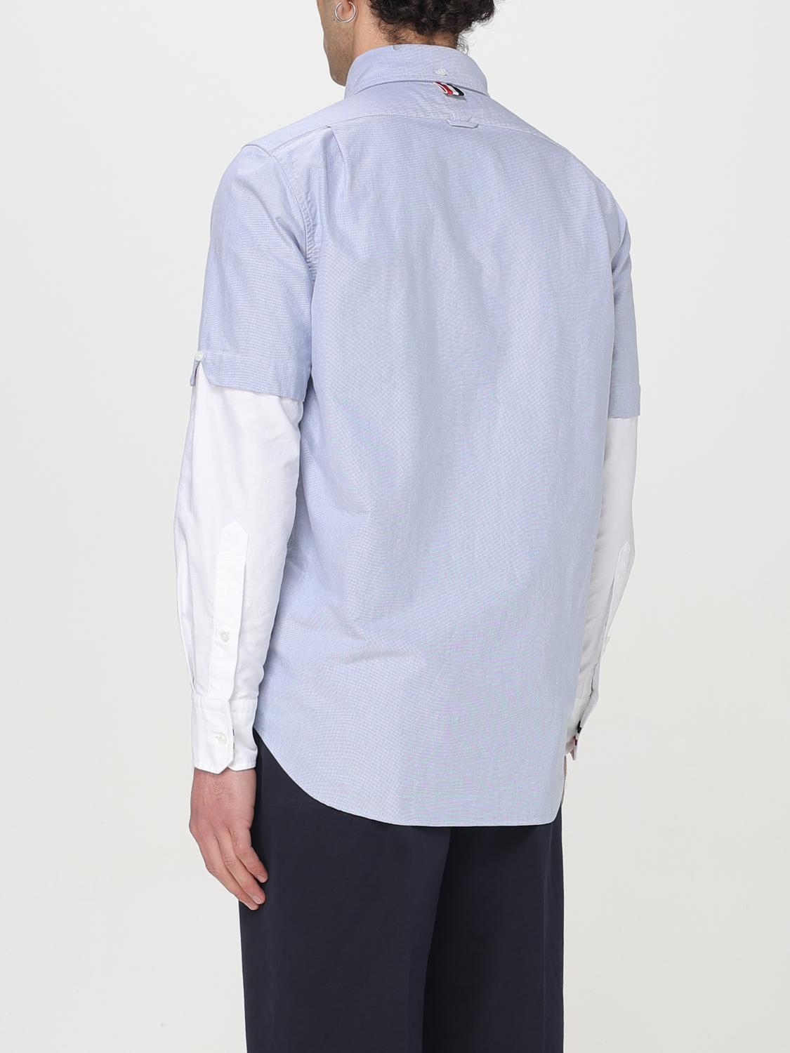 THOM BROWNE SHIRT: Shirt men Thom Browne, Gnawed Blue - Img 3