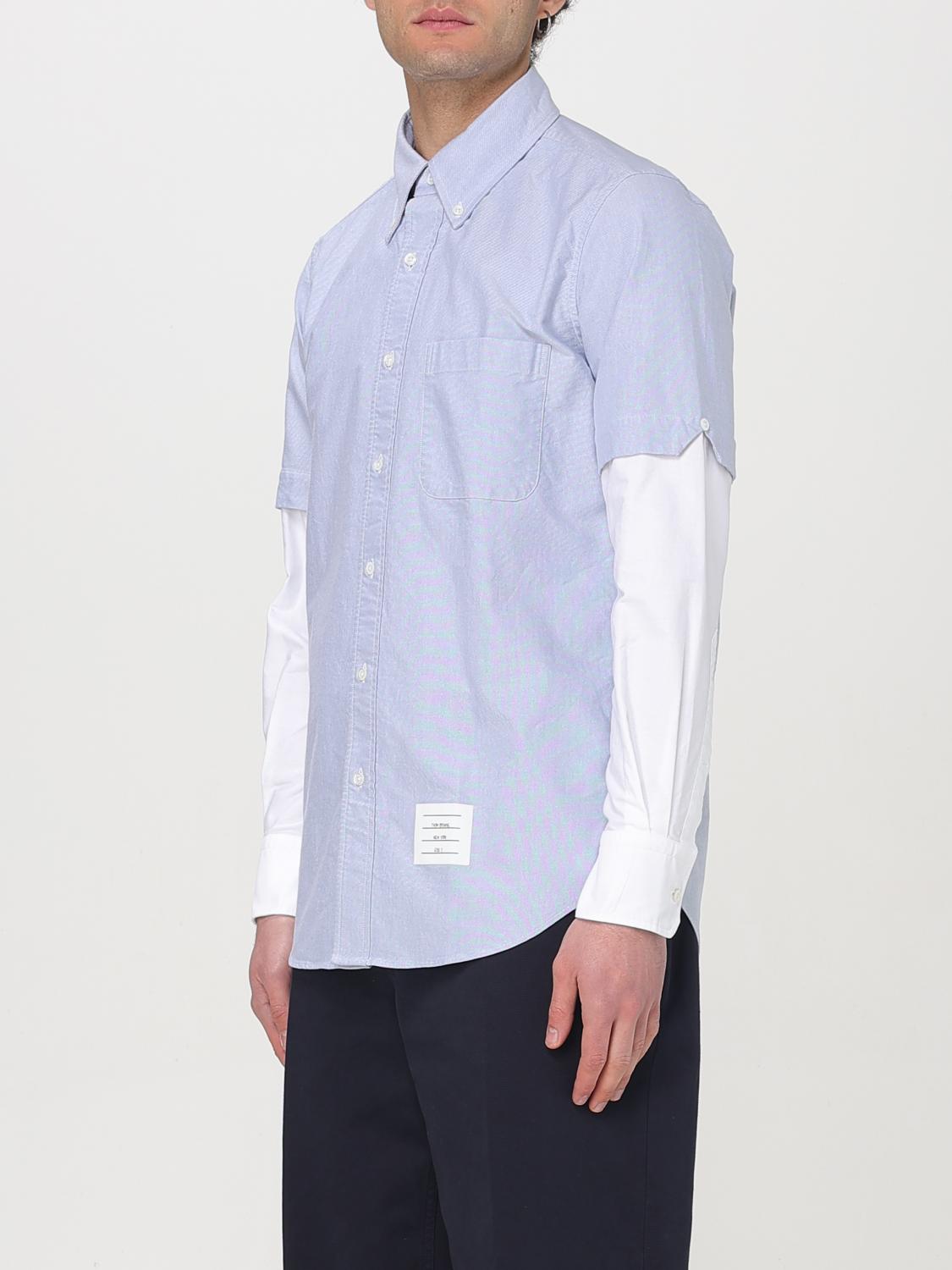 THOM BROWNE SHIRT: Shirt men Thom Browne, Gnawed Blue - Img 4