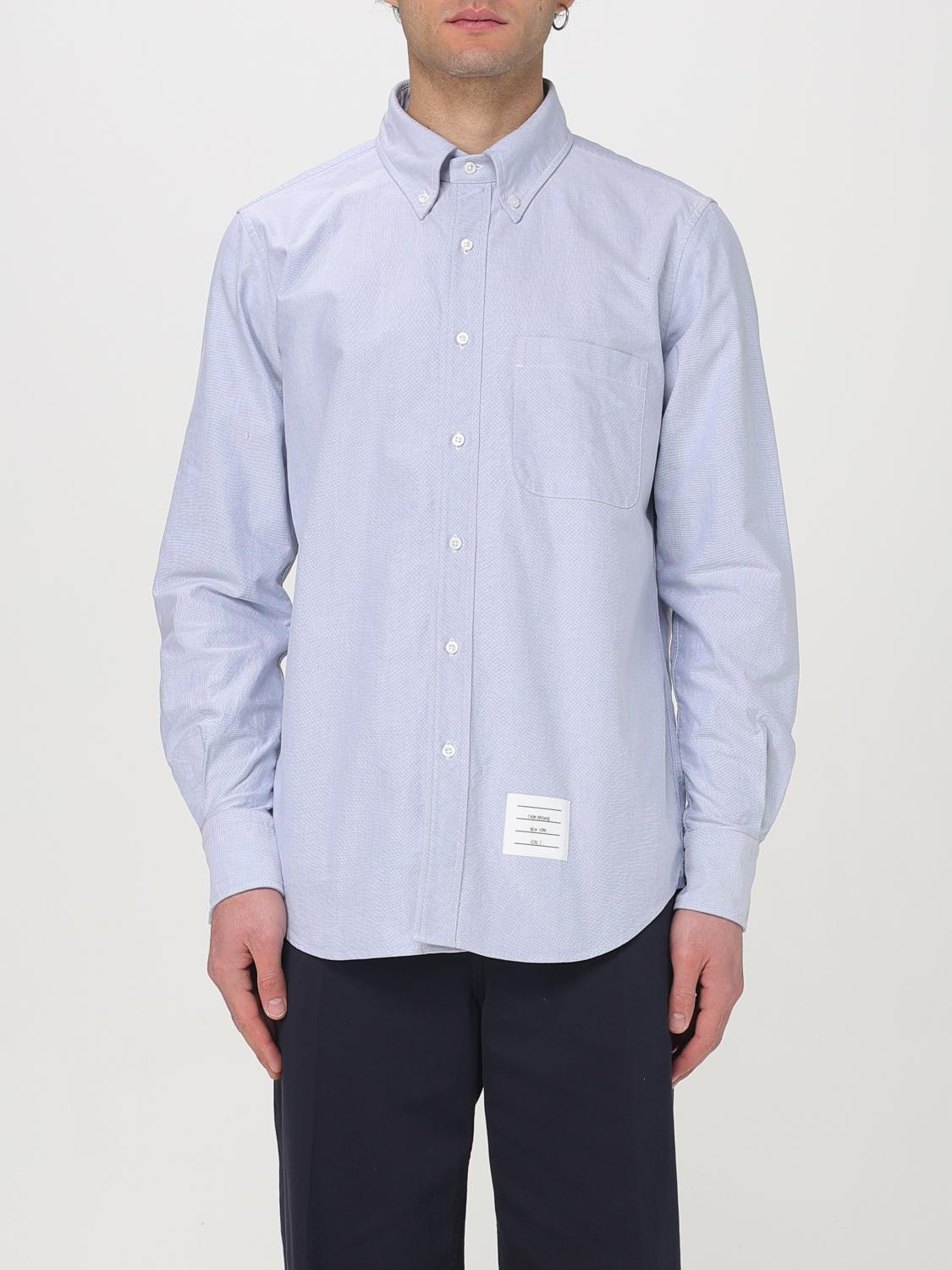 THOM BROWNE CAMICIA: Camicia uomo thom browne, Azzurro - Img 1